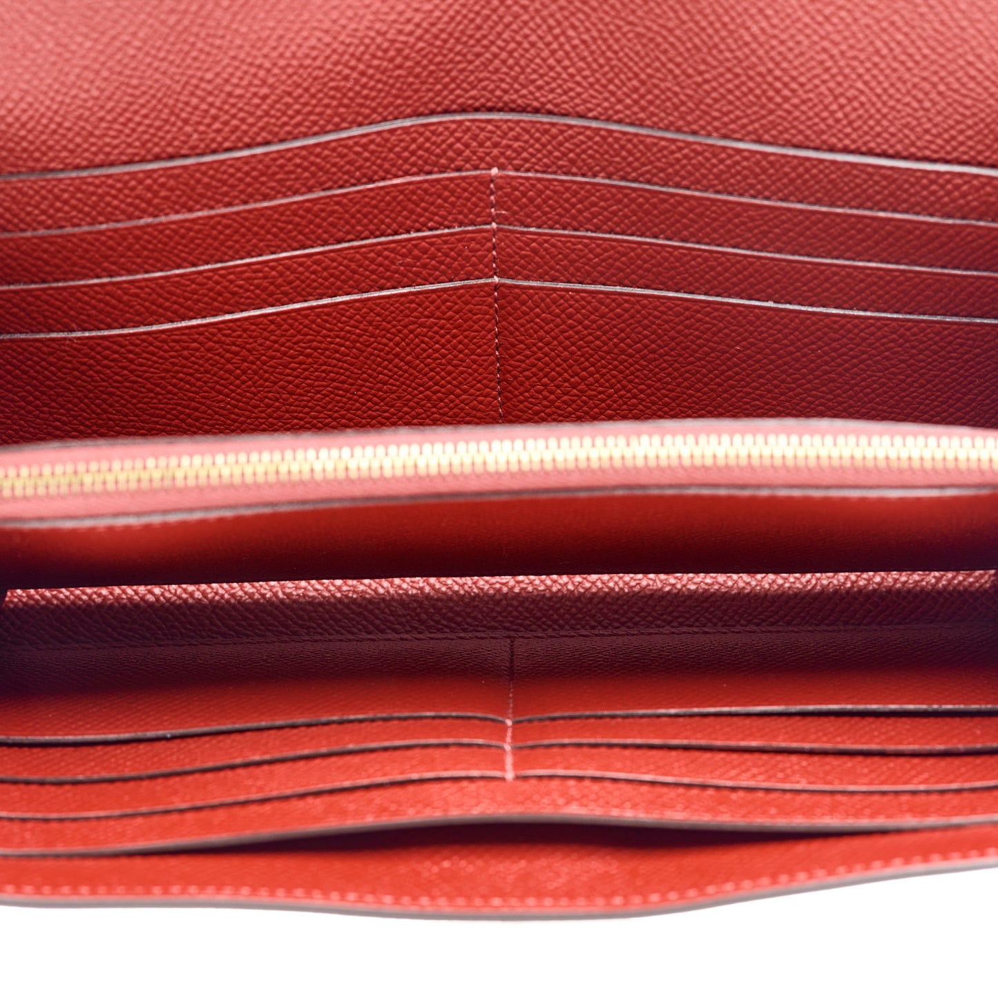Epsom Kelly Longue Wallet Rouge Grenat