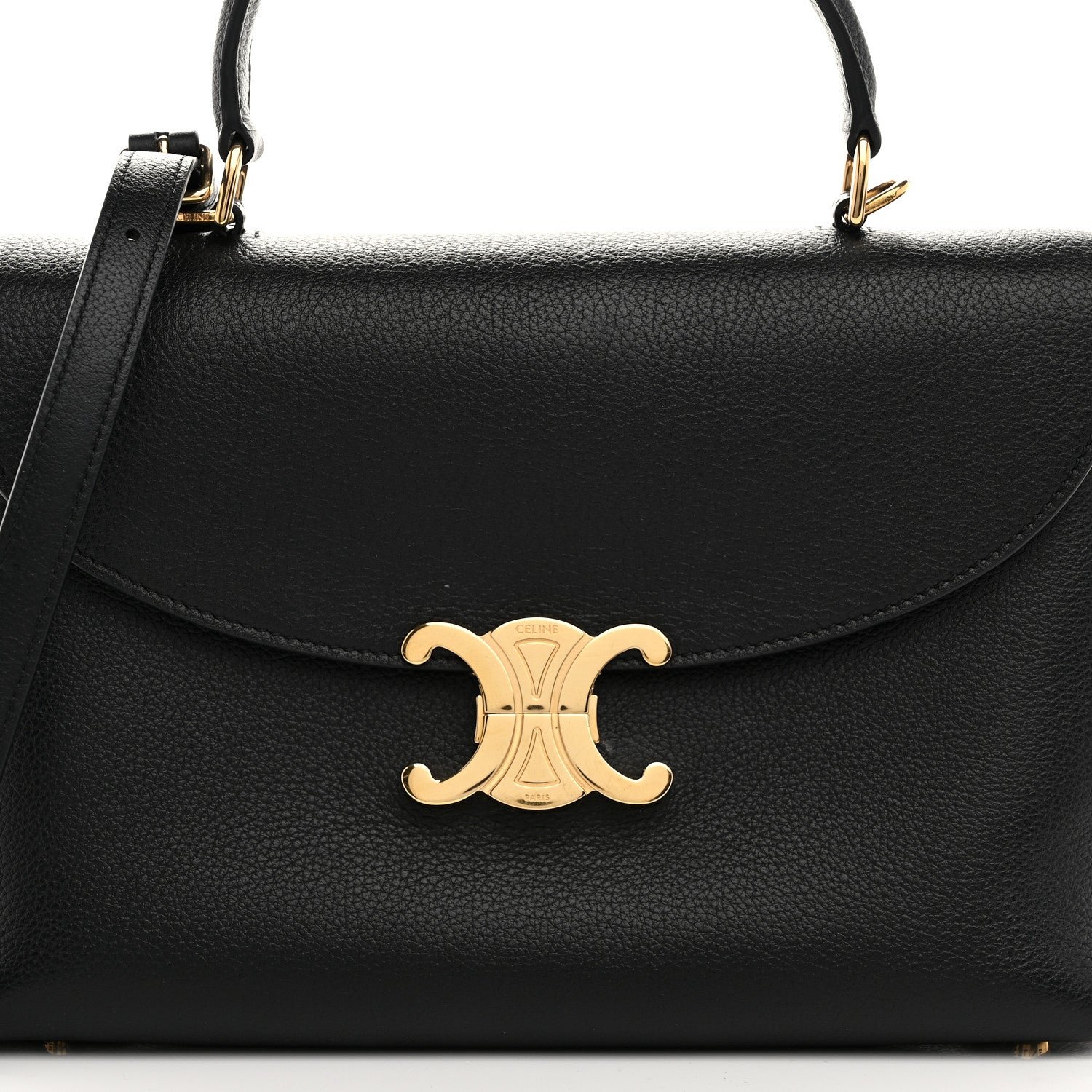 Celine Supple Calfskin Medium Nino Black 8 of 10