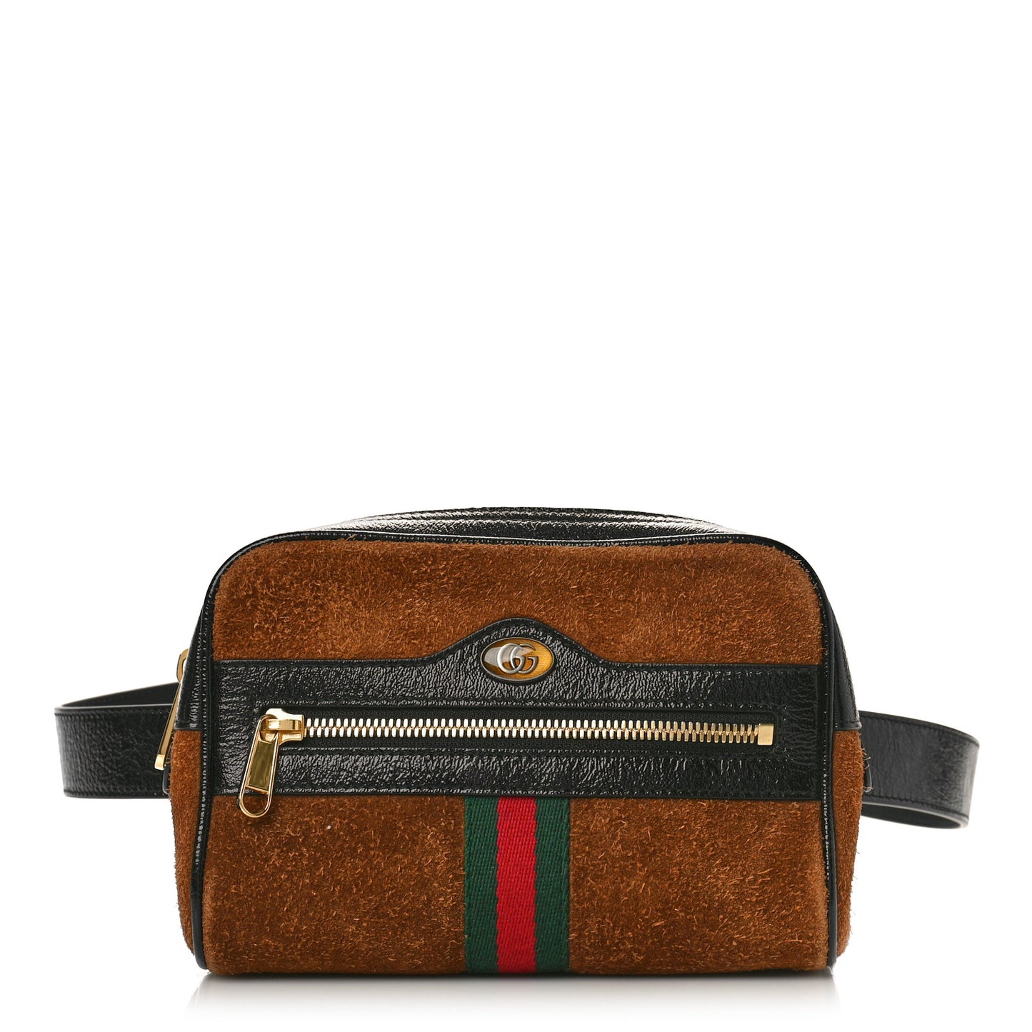 Suede Small Ophidia Belt Bag 95 38 Brown