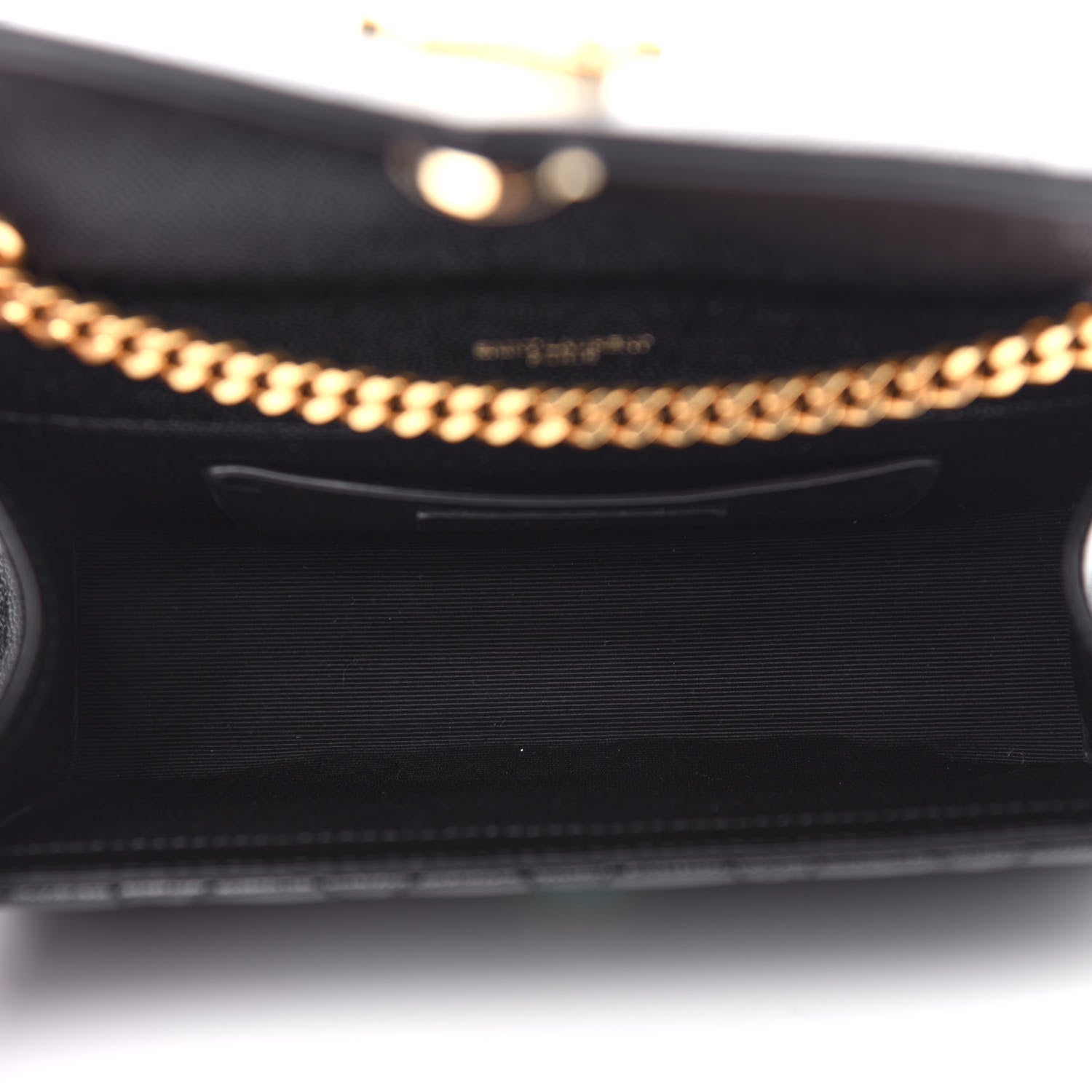 Saint Laurent Grain De Poudre Textured Mixed Matelasse Triquilt Small Monogram Satchel Black 5 of 10