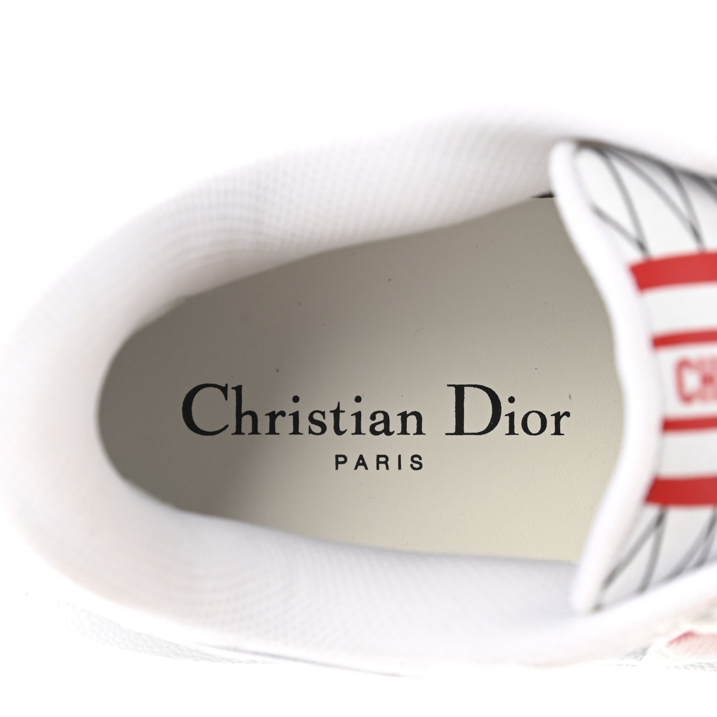 Nylon Mesh Dior Addict D Chess Dioramour Low Top Sneakers 40 White Multicolor