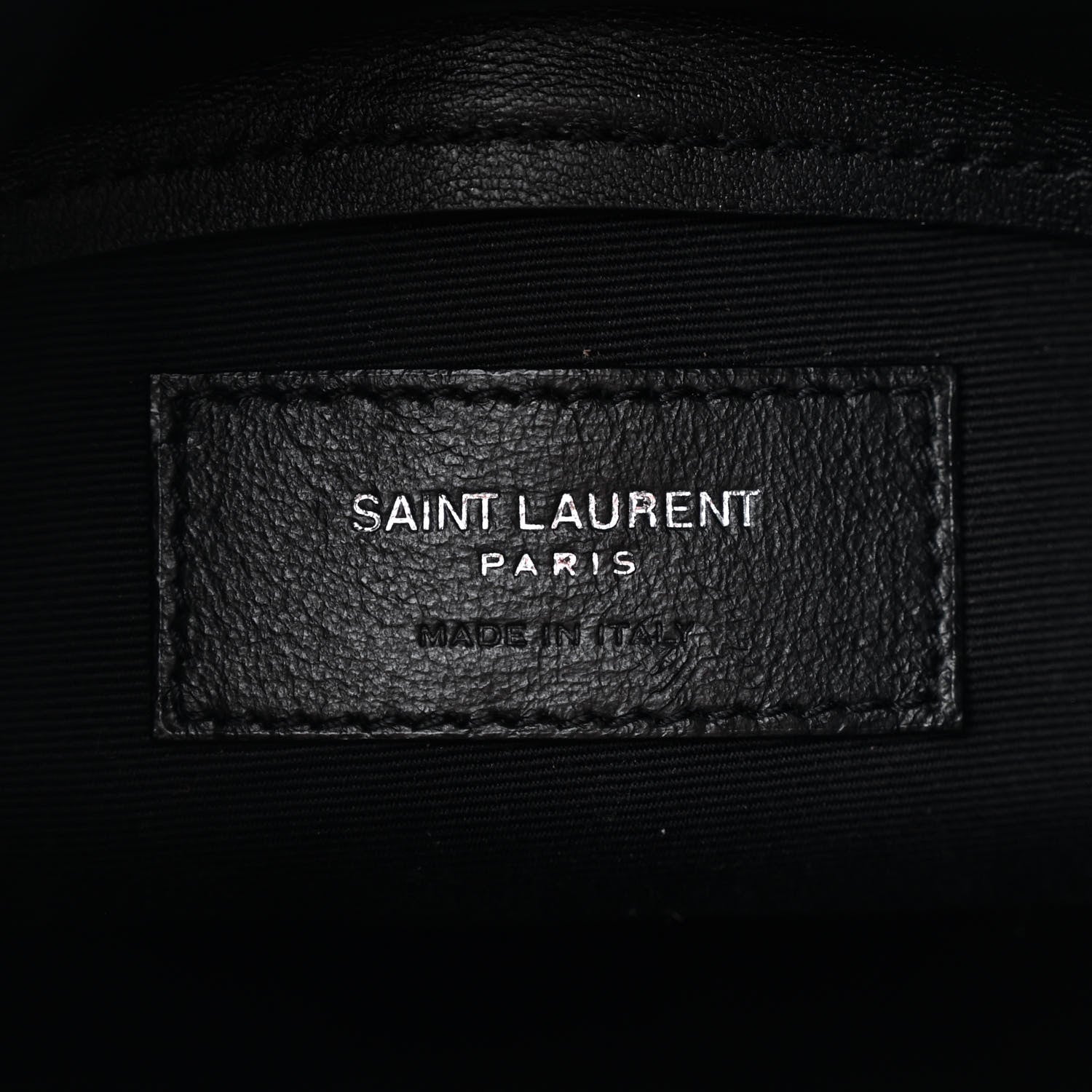 Saint Laurent Smooth Calfskin Studded Small Bahia Drawstring Bucket Bag Black Multicolor 6 of 10