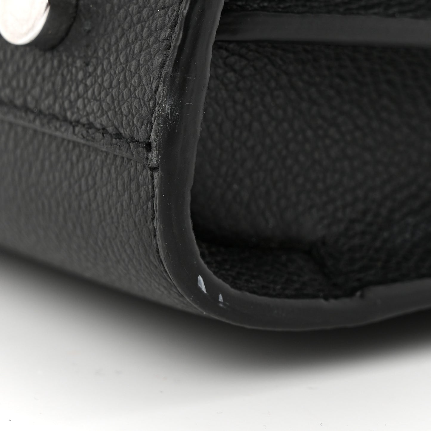 Grained Calfskin Small Sac De Jour Black