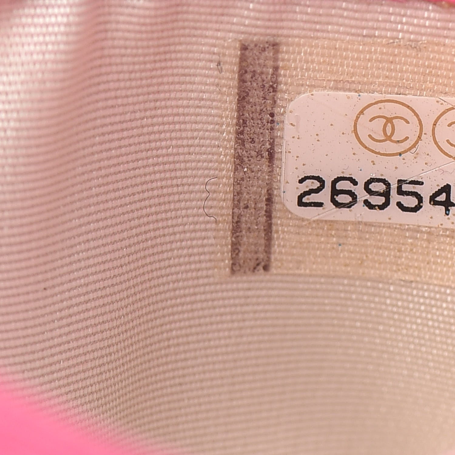 Chanel Caviar Quilted Card Holder Pink 7 of 7
