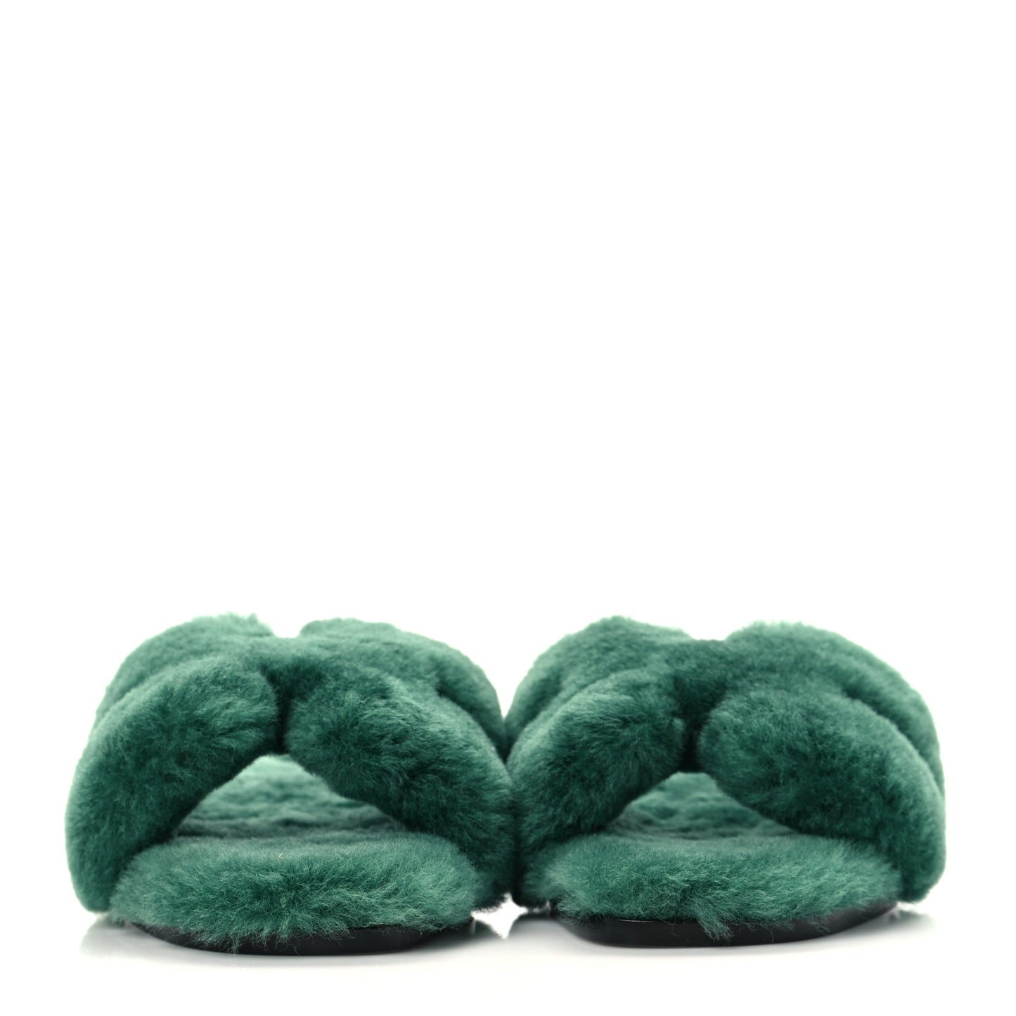 Woolskin Oran Sandals 36.5 Vert Anglais