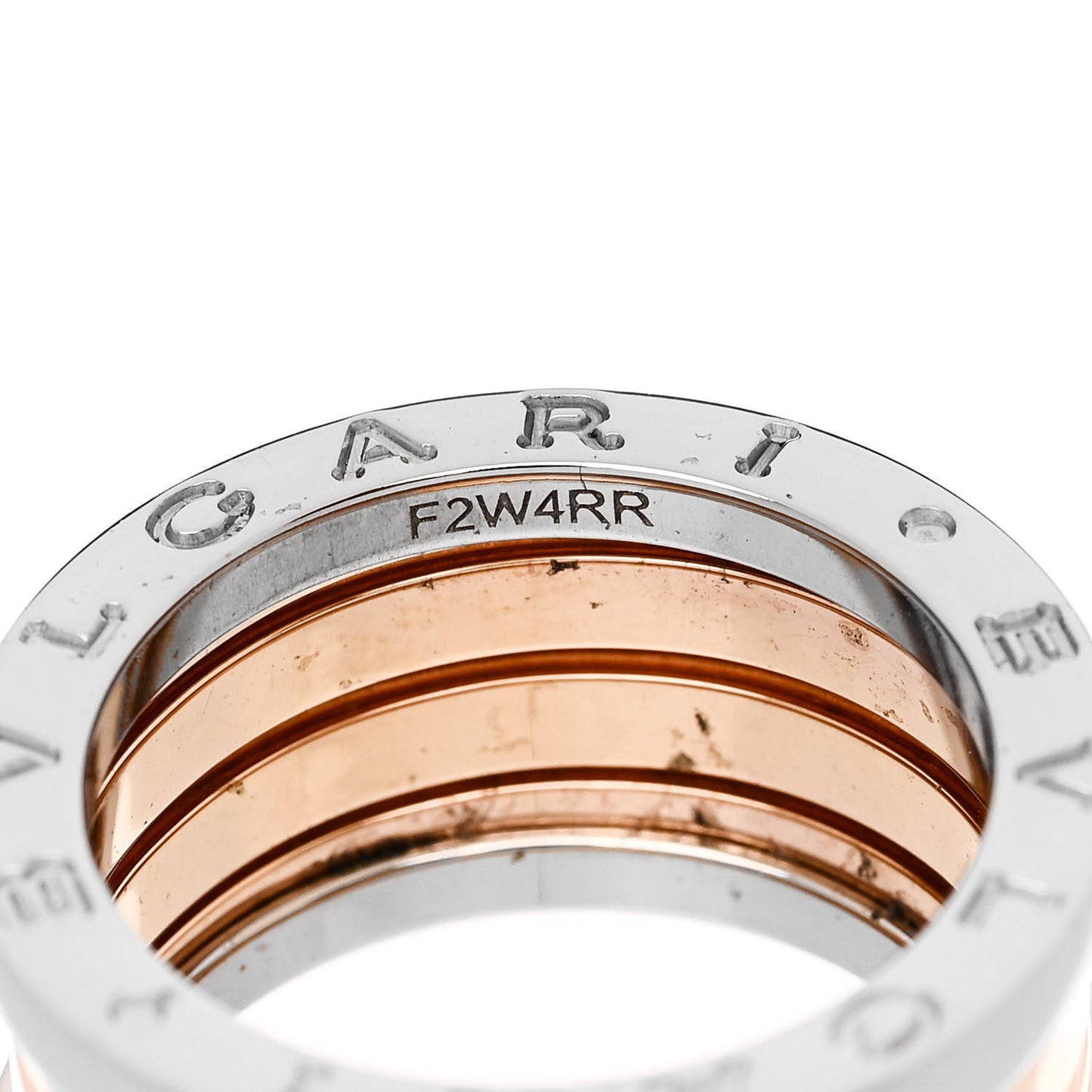 18K Rose Gold B.Zero1 Four-Band Ring 51 5.75