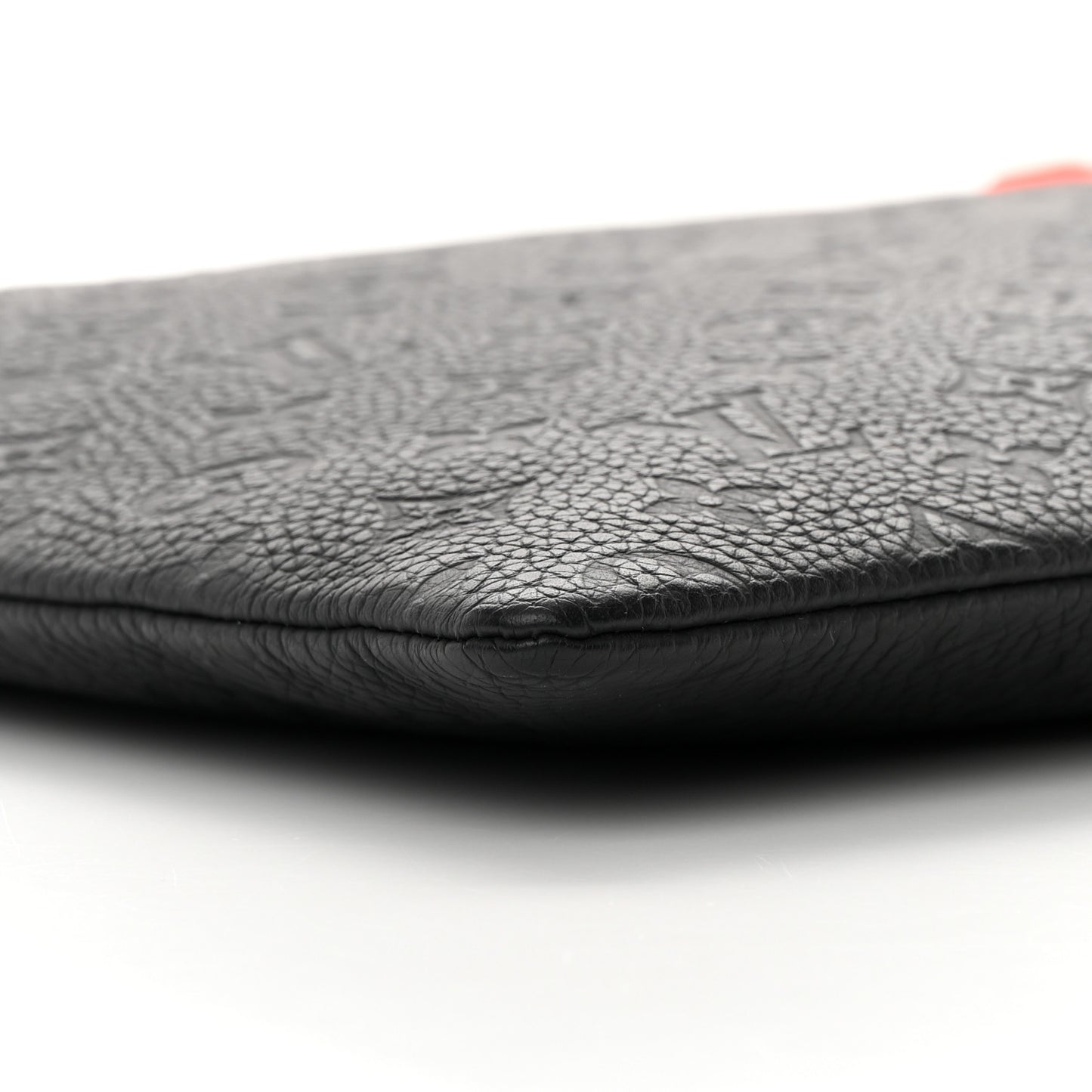 Taurillon Monogram Solar Ray A4 Pouch Black