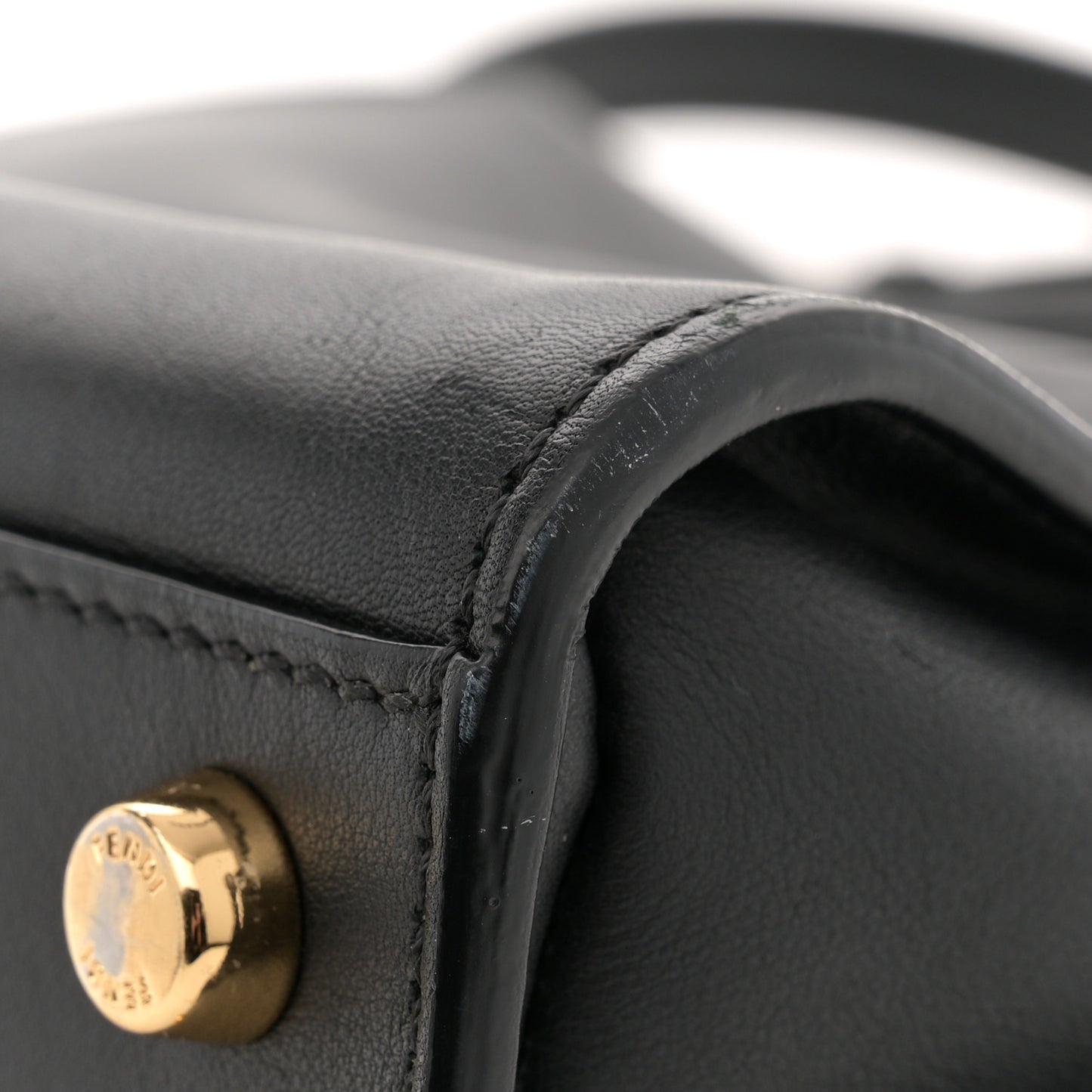 Vitello Tahiti Burro Medium Peekaboo Iconic Essentially Satchel Black Corda