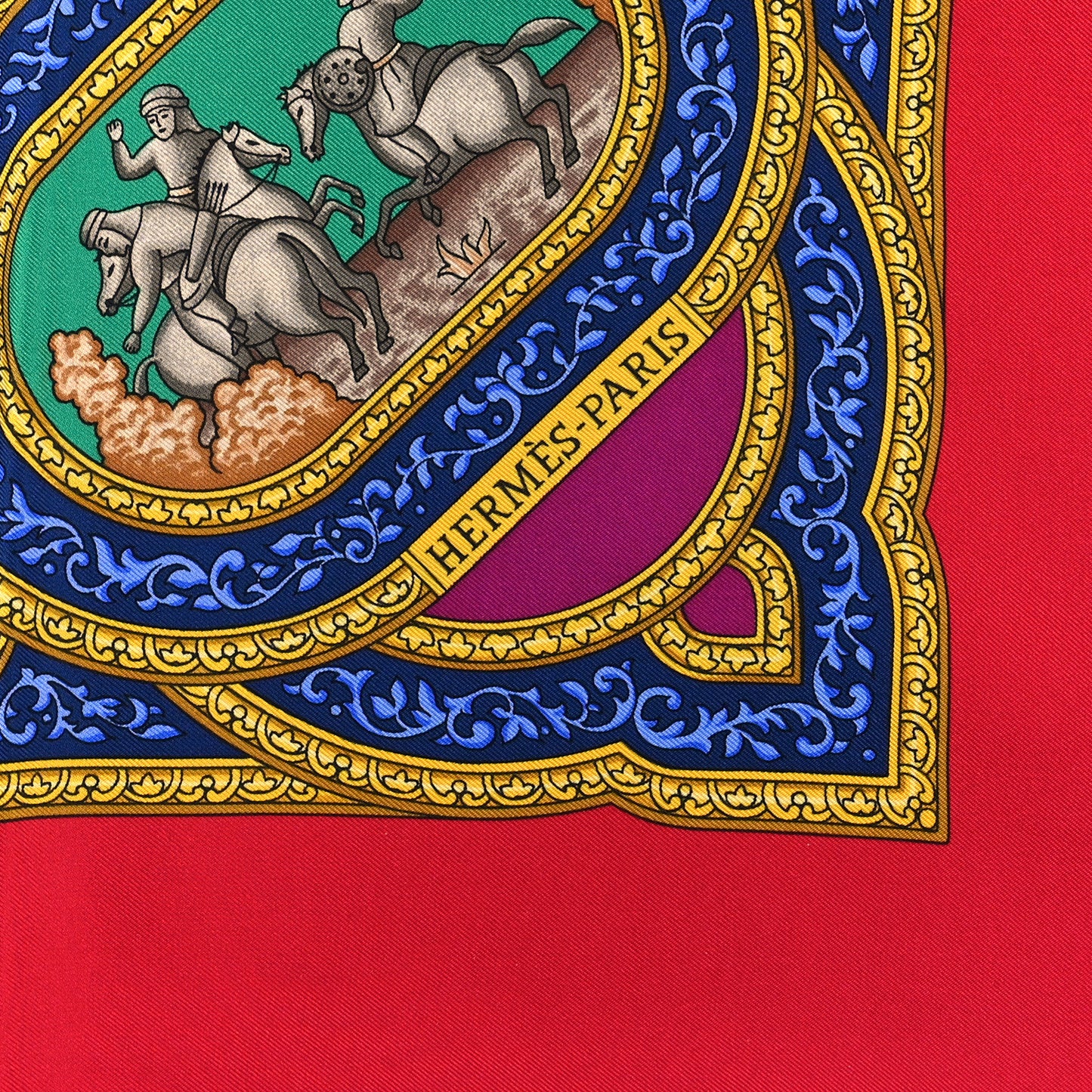 Silk Qalamdan Scarf 90