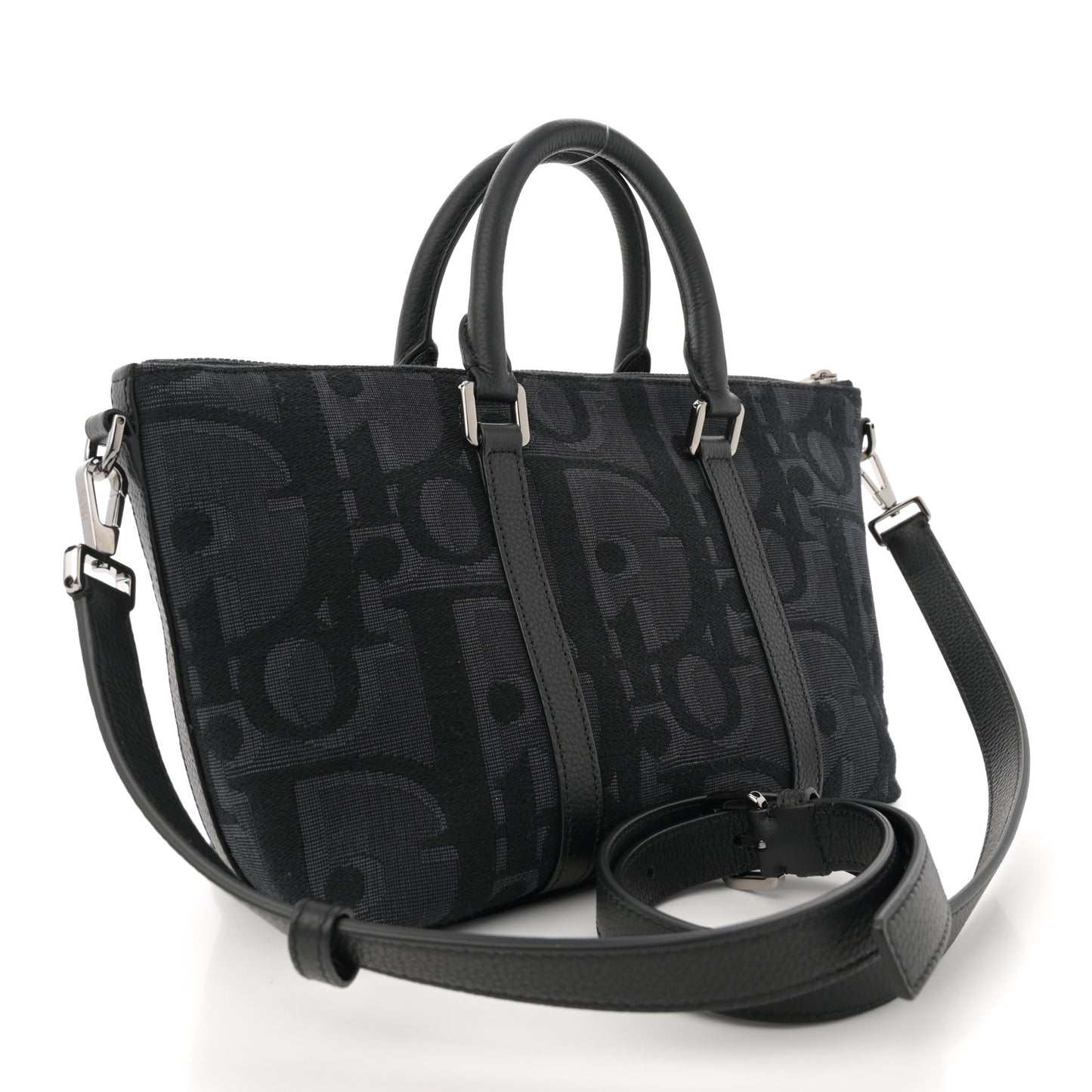 Maxi Oblique Jacquard Weekender 25 Black