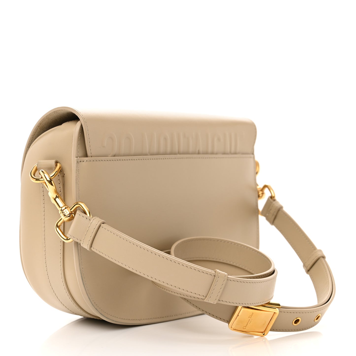 Box Calfskin Medium Bobby Flap Beige