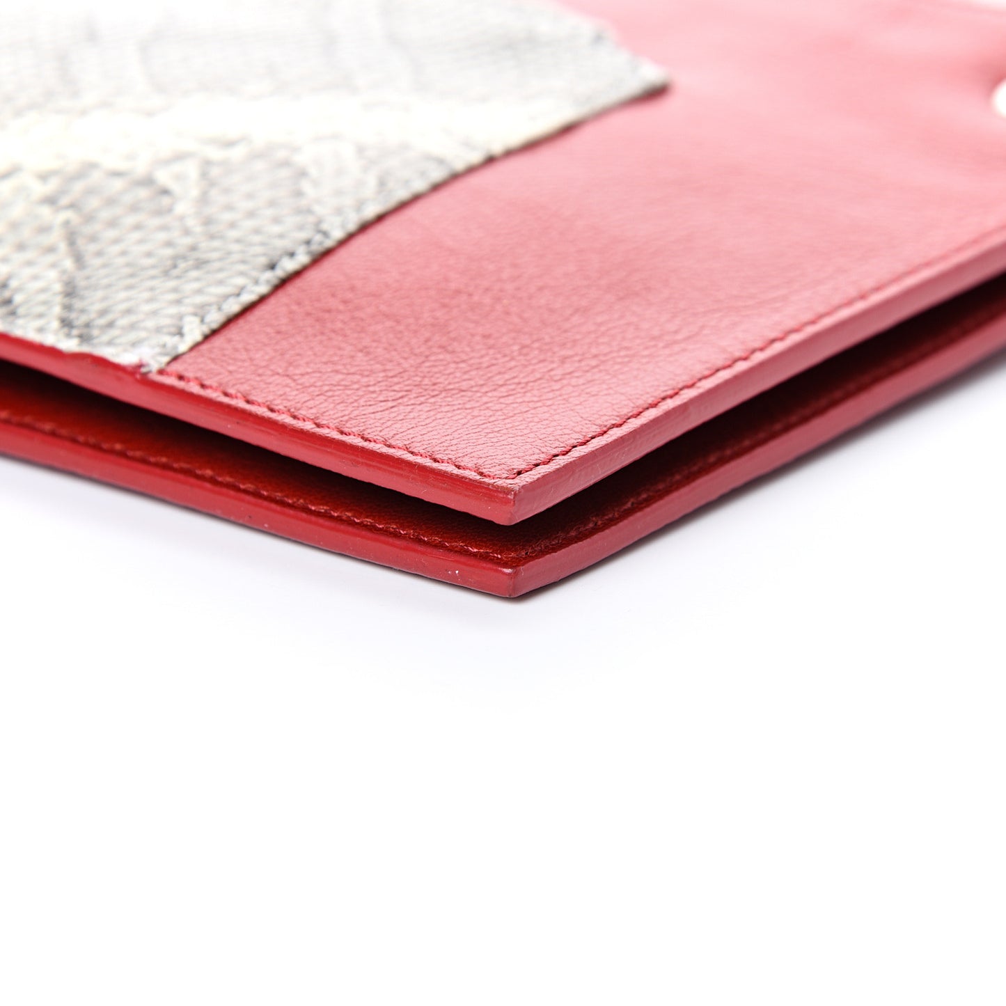 Calfskin Snakeskin The Doll Shoulder Bag Red