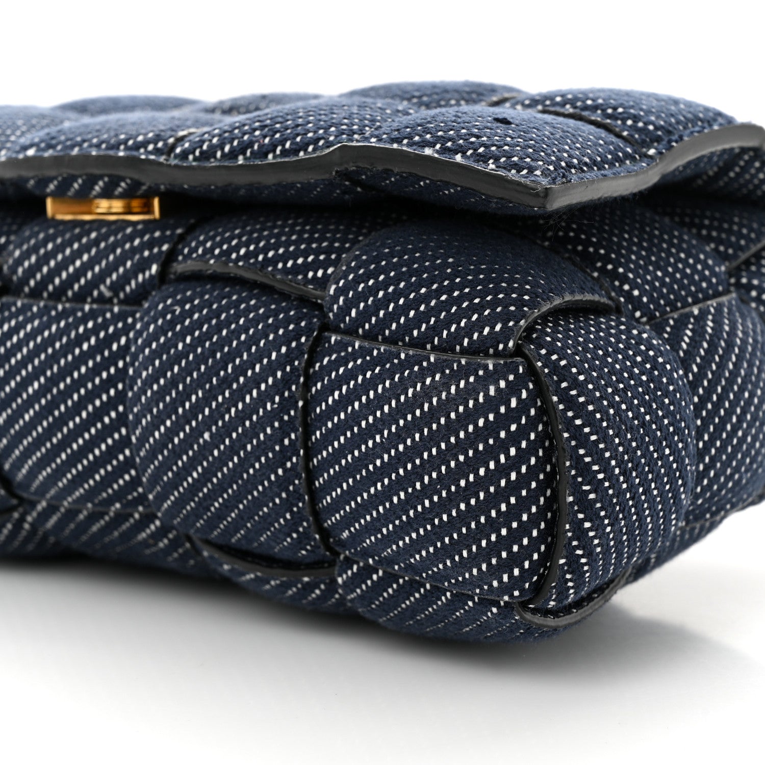 Bottega Veneta Denim Maxi Intrecciato Padded Cassette High Frequency Crossbody Bag Indigo 9 of 9