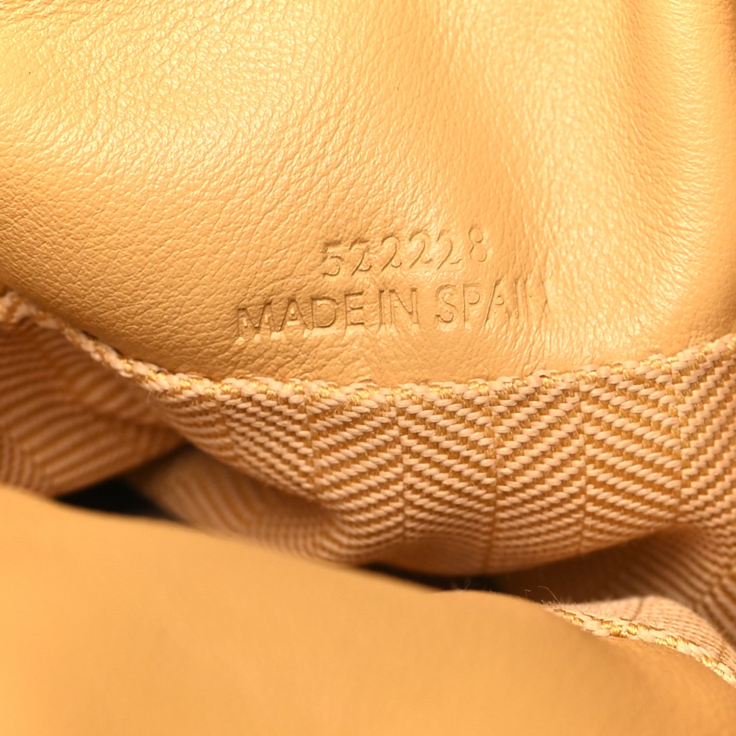 Loewe Calfskin Flamenco Puffer Knot Bag Camel 7 of 10