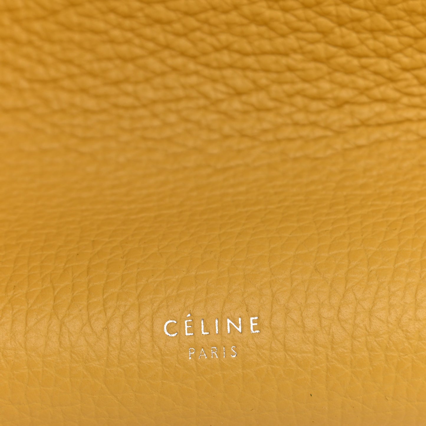 Supple Grained Calfskin Small Big Bag Sunflower