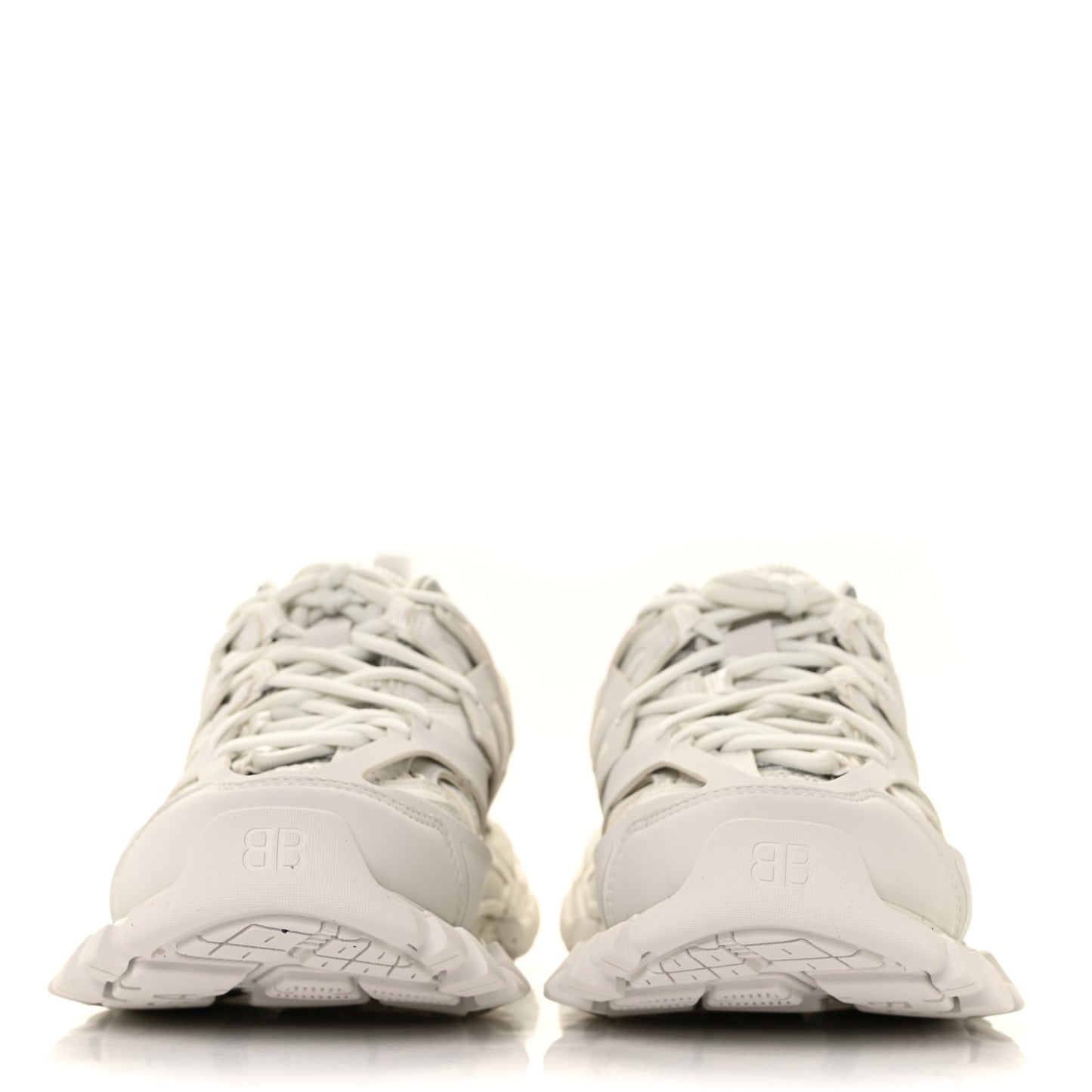 Rubber Mesh Fabric Monocolor Recycled Sole Womens Track Sneakers 37 White