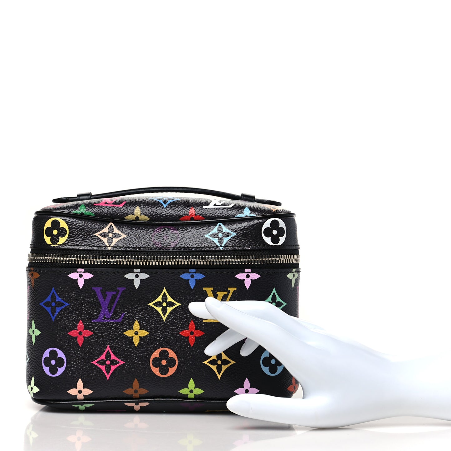 LV X TM Monogram Multicolor Nice Mini Black