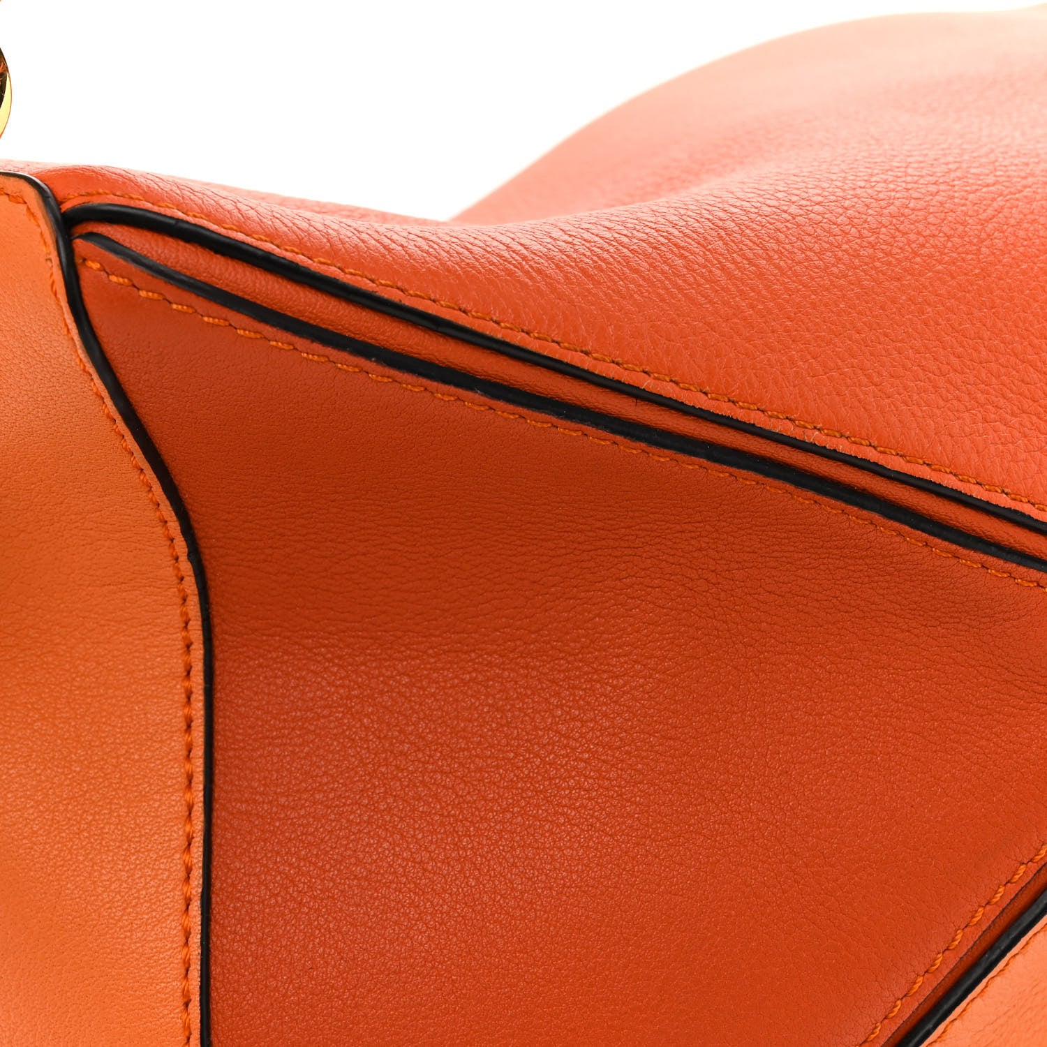 Loewe Calfskin Medium Puzzle Bag Spice Orange Pumpkin 15 of 19