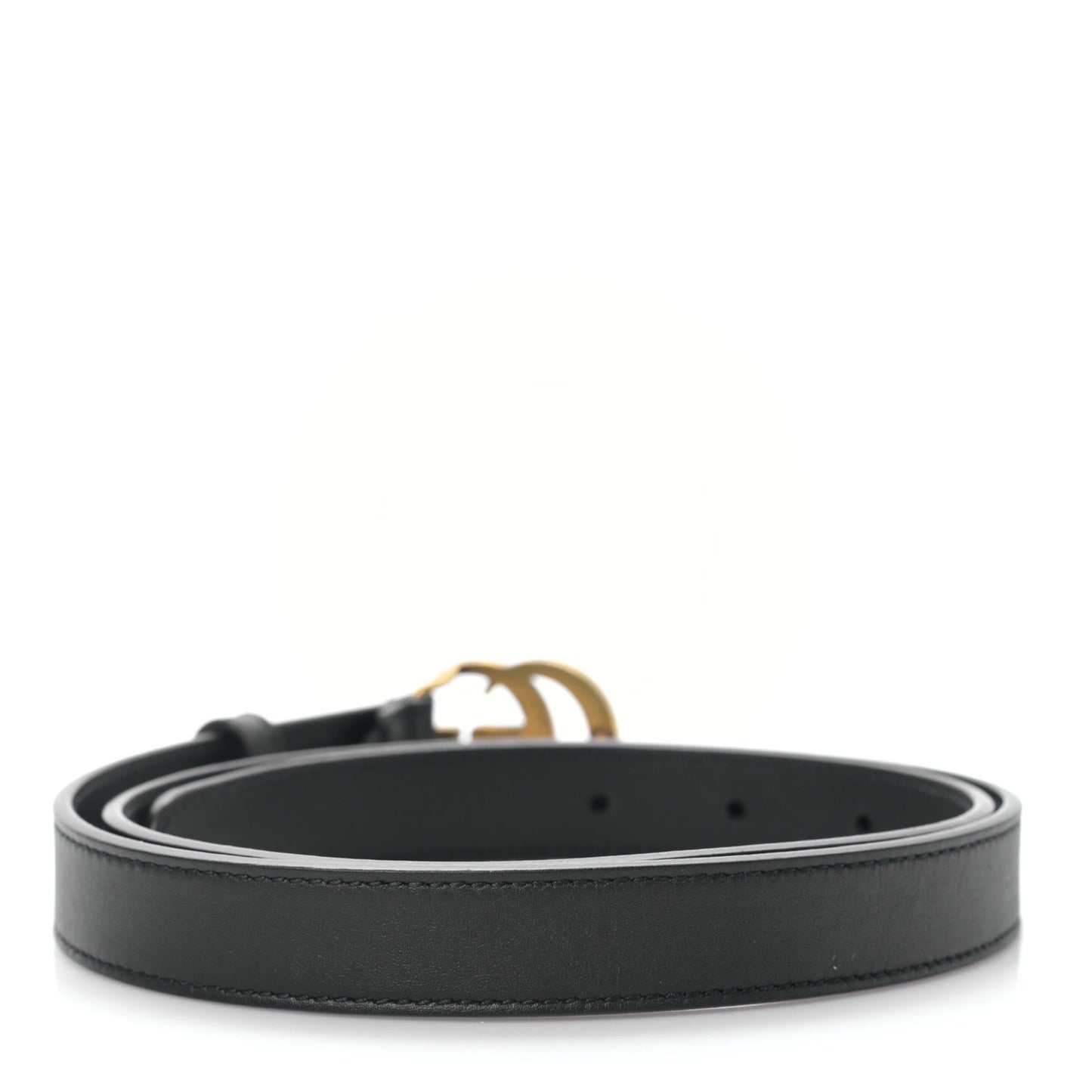 Calfskin Double G 20mm Belt 80 32 Black