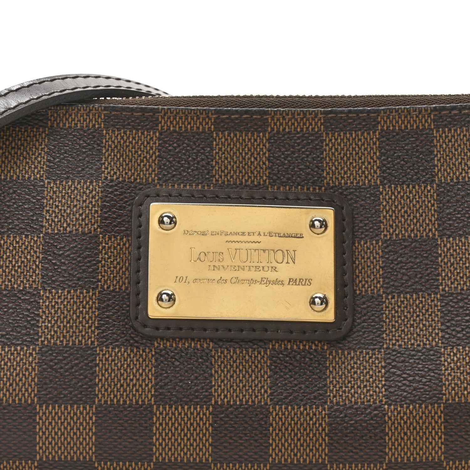 Louis Vuitton Damier Ebene Eva Clutch 7 of 9
