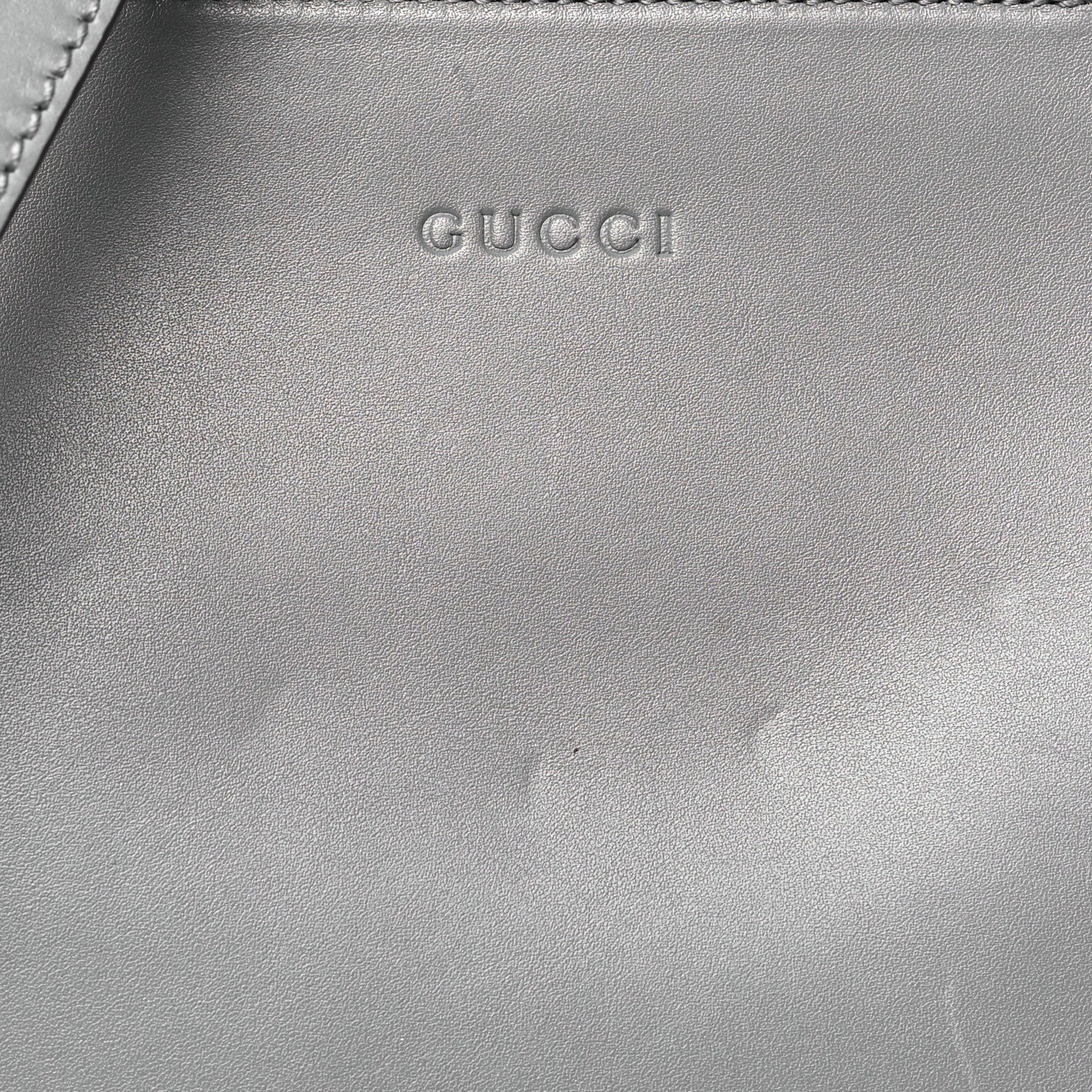 Gucci Nappa Bamboo Small Nymphaea Top Handle Bag Grey 8 of 11