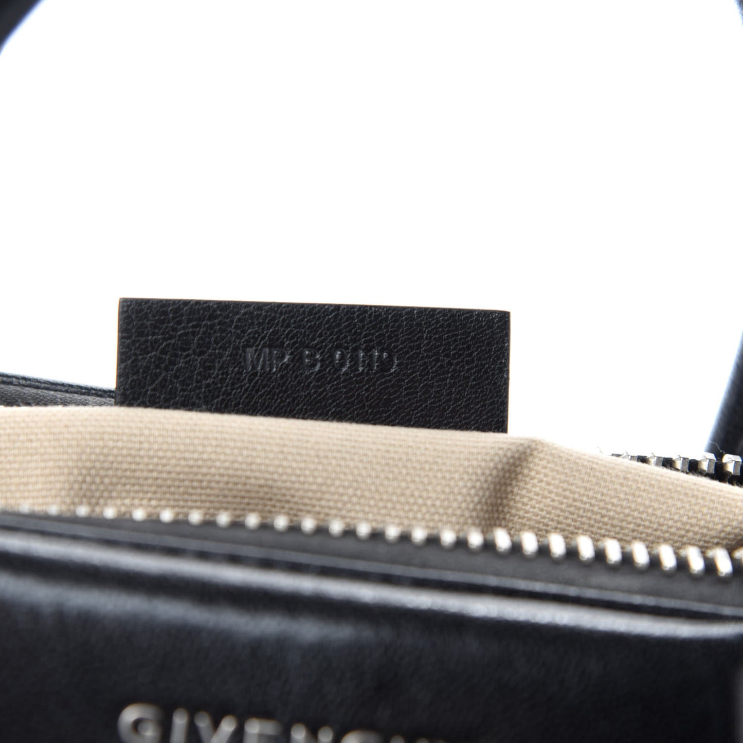Goatskin Small Studded Antigona Black