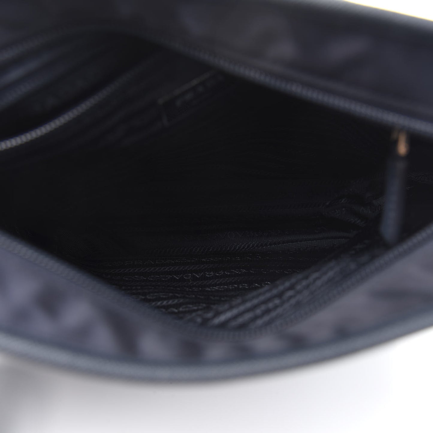 Tessuto Nylon Saffiano Flat Messenger Bag Baltico