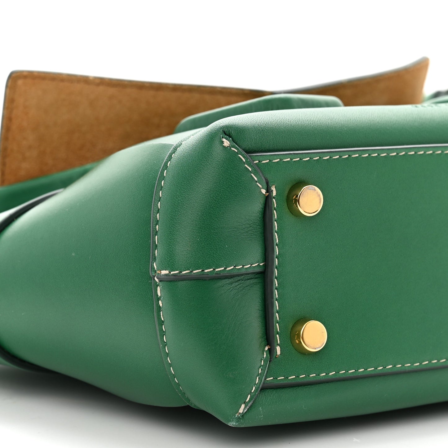 Calfskin Mini Maxi Intrecciato Arco Green