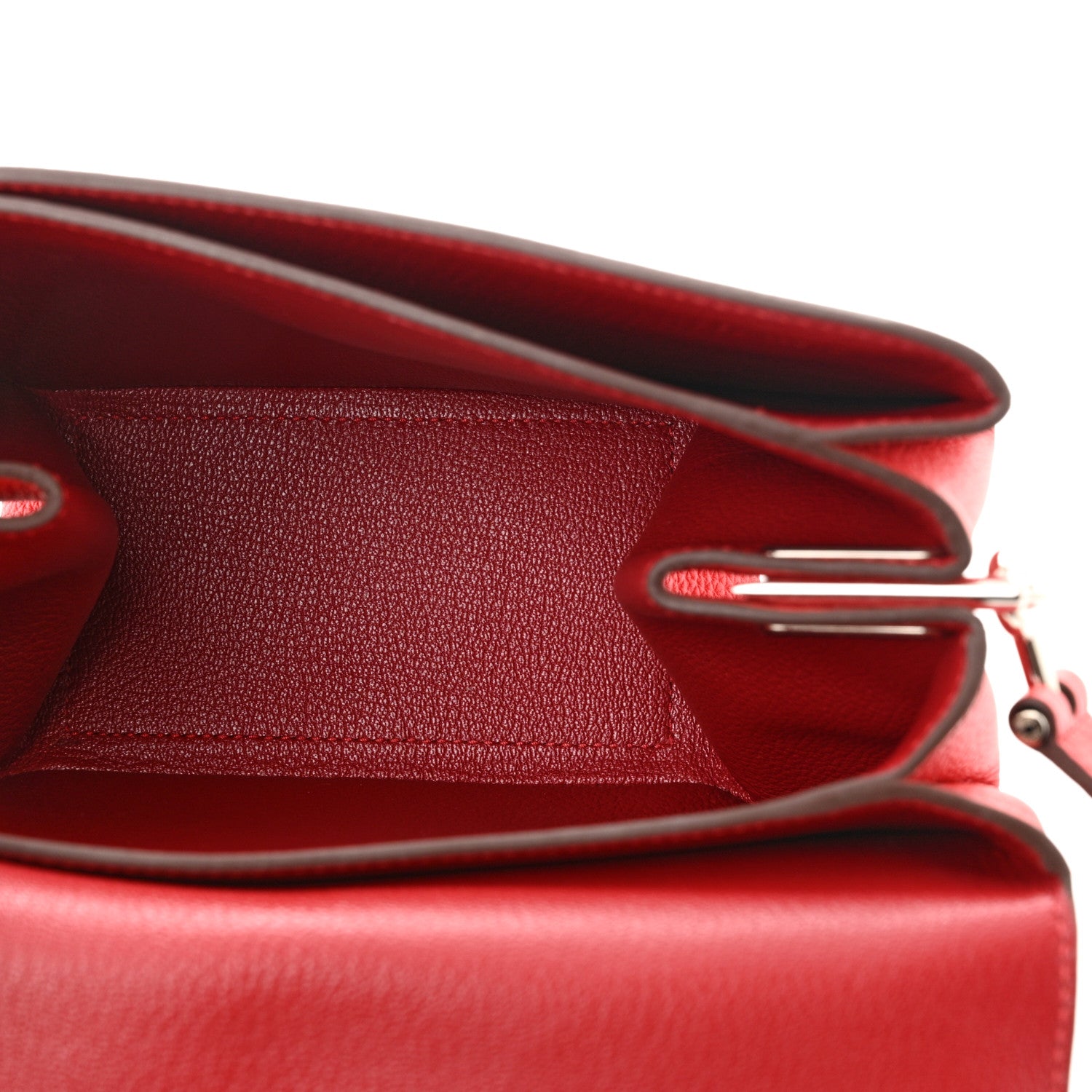 Hermes Taurillon Novillo Opli 24 Rouge de Coeur 5 of 10