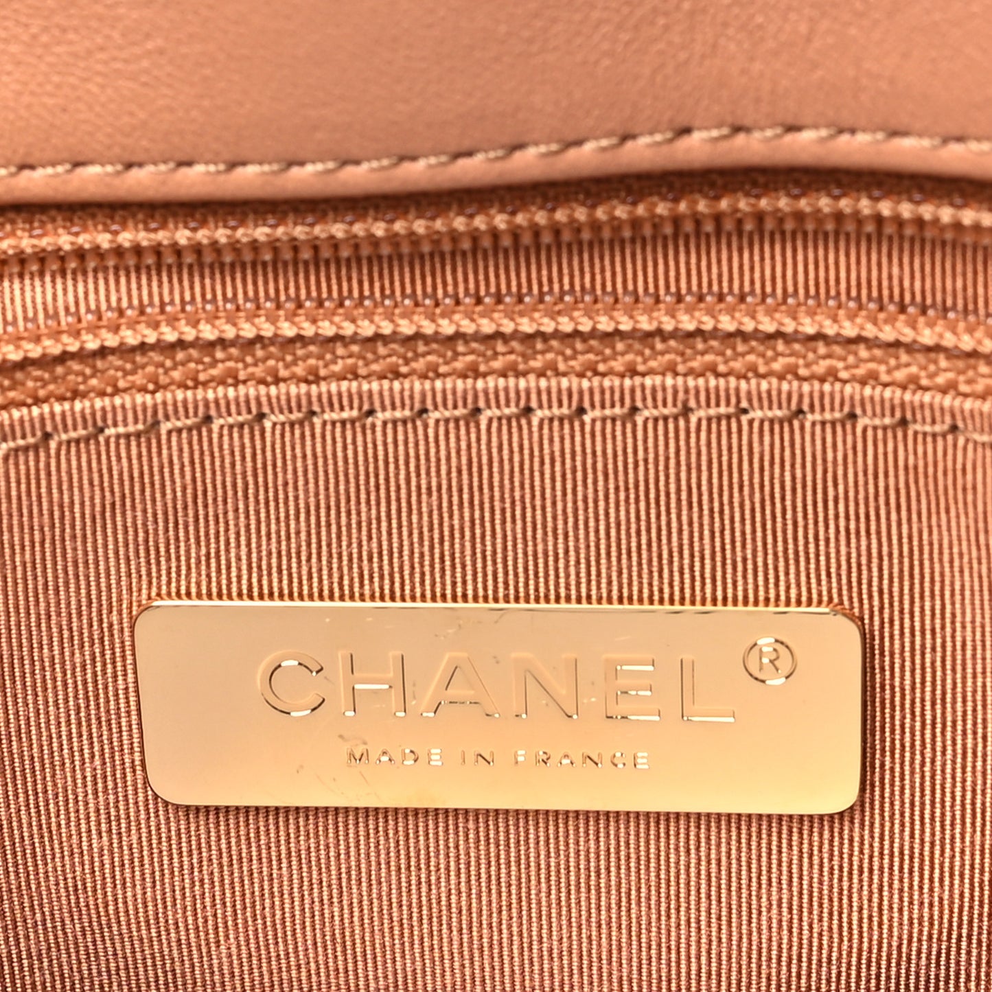 Lambskin Quilted Medium Chanel 19 Flap Brown