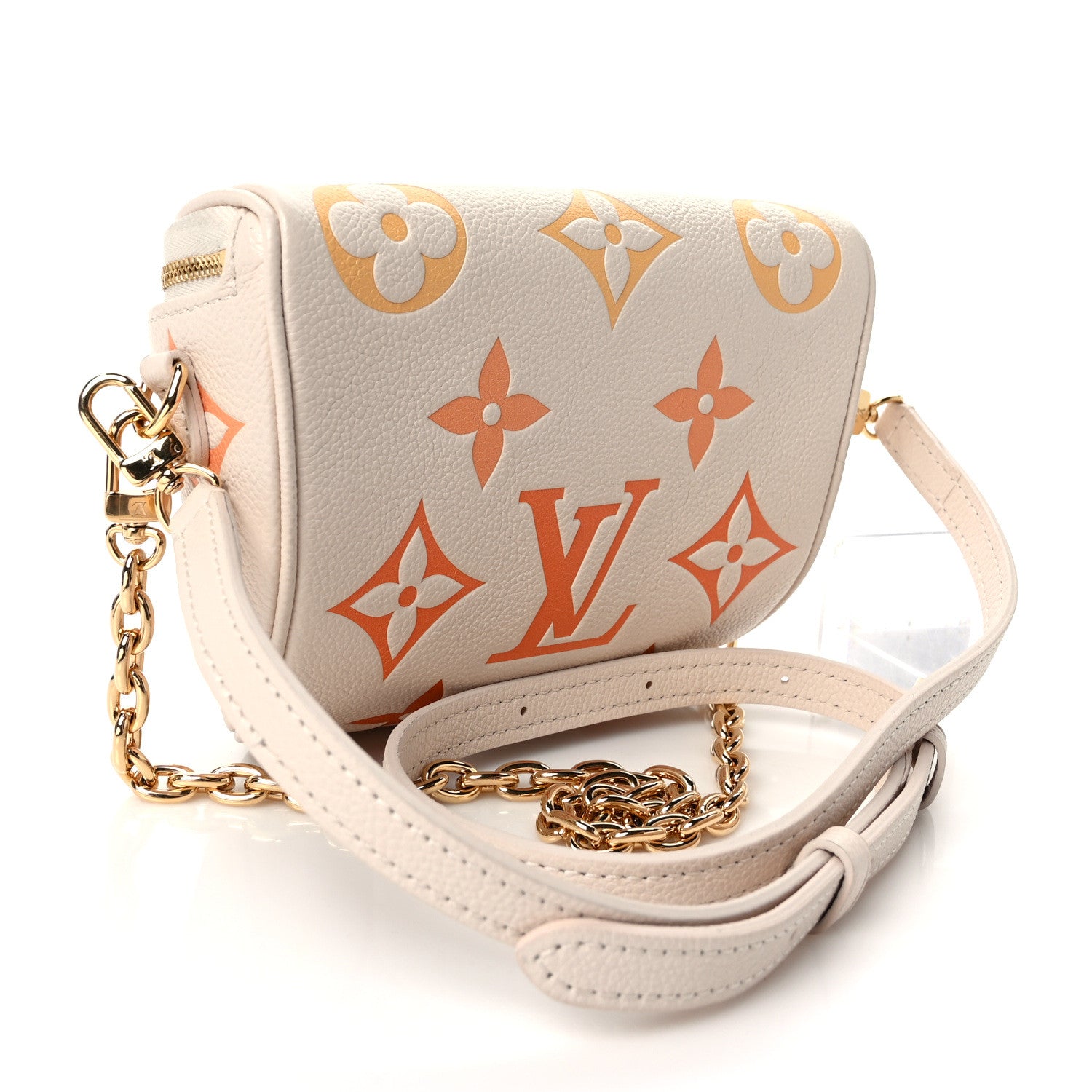 Louis Vuitton Empreinte Monogram Giant Mini By The Pool Bumbag Cream Saffron 3 of 9