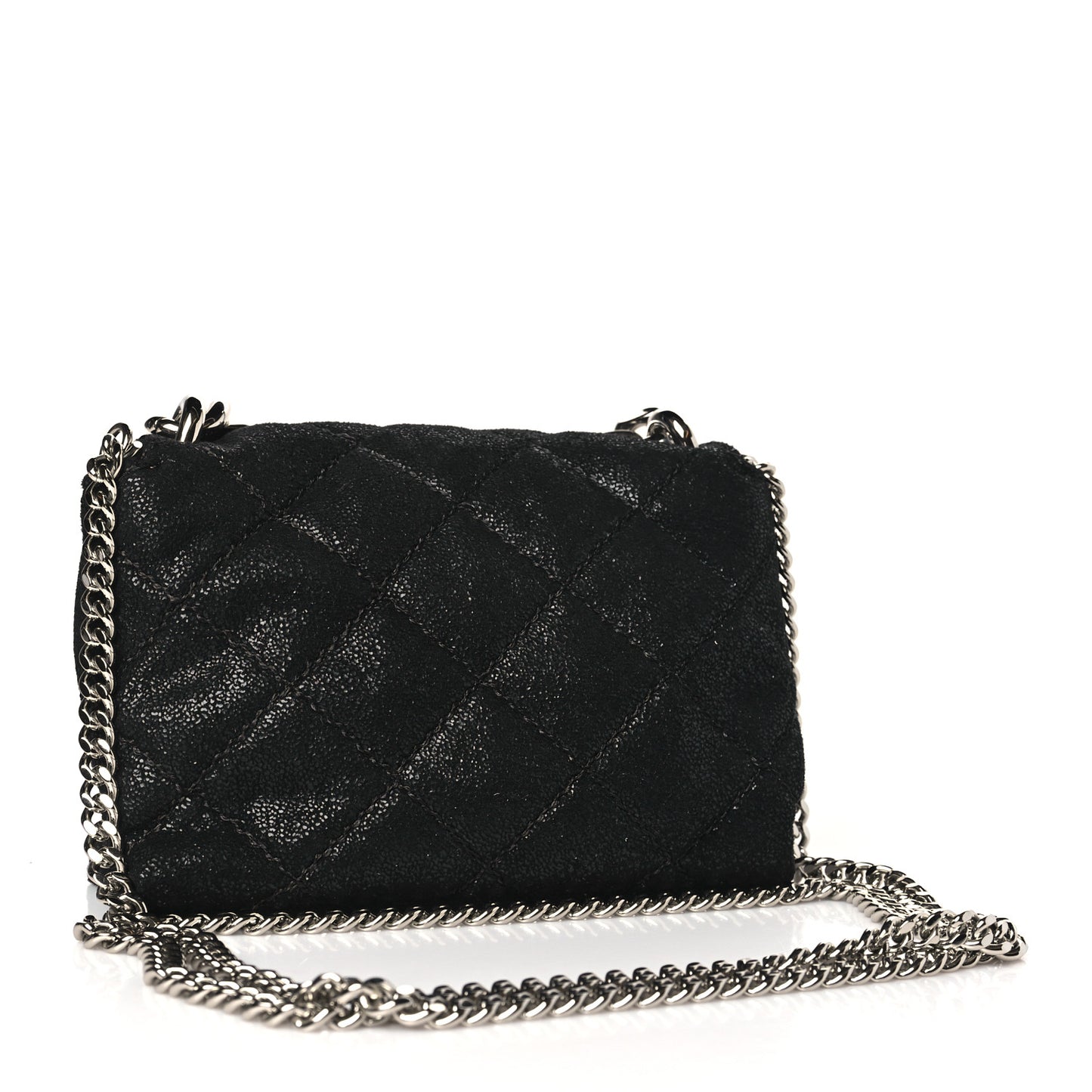 Shaggy Deer Quilted Mini Beckett Chain Shoulder Bag Black