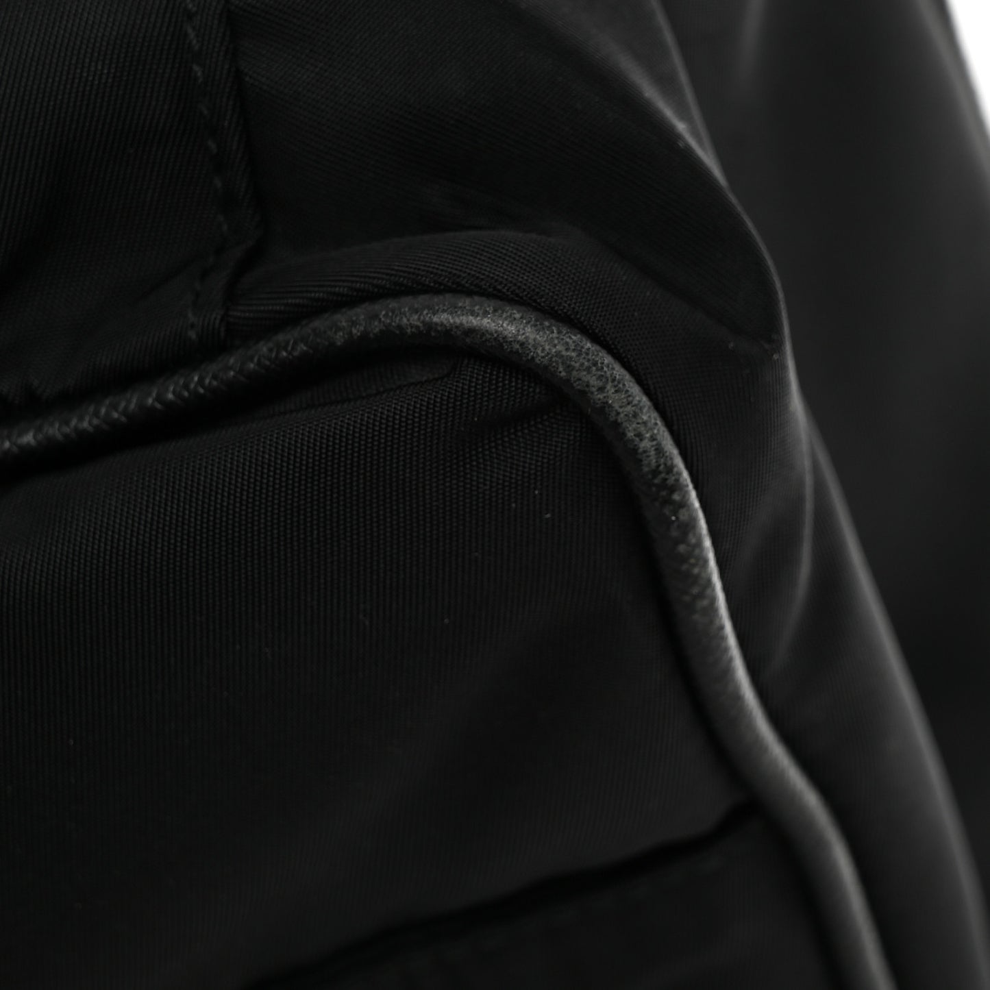 Tessuto Nylon Saffiano Briefcase Black