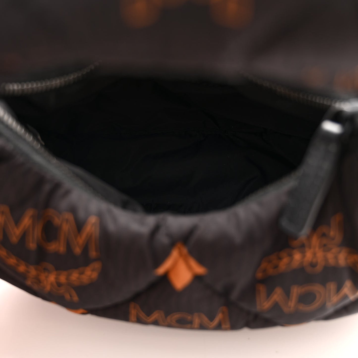 Maxi Visetos Nylon Quilted Mini Aren Hobo Black