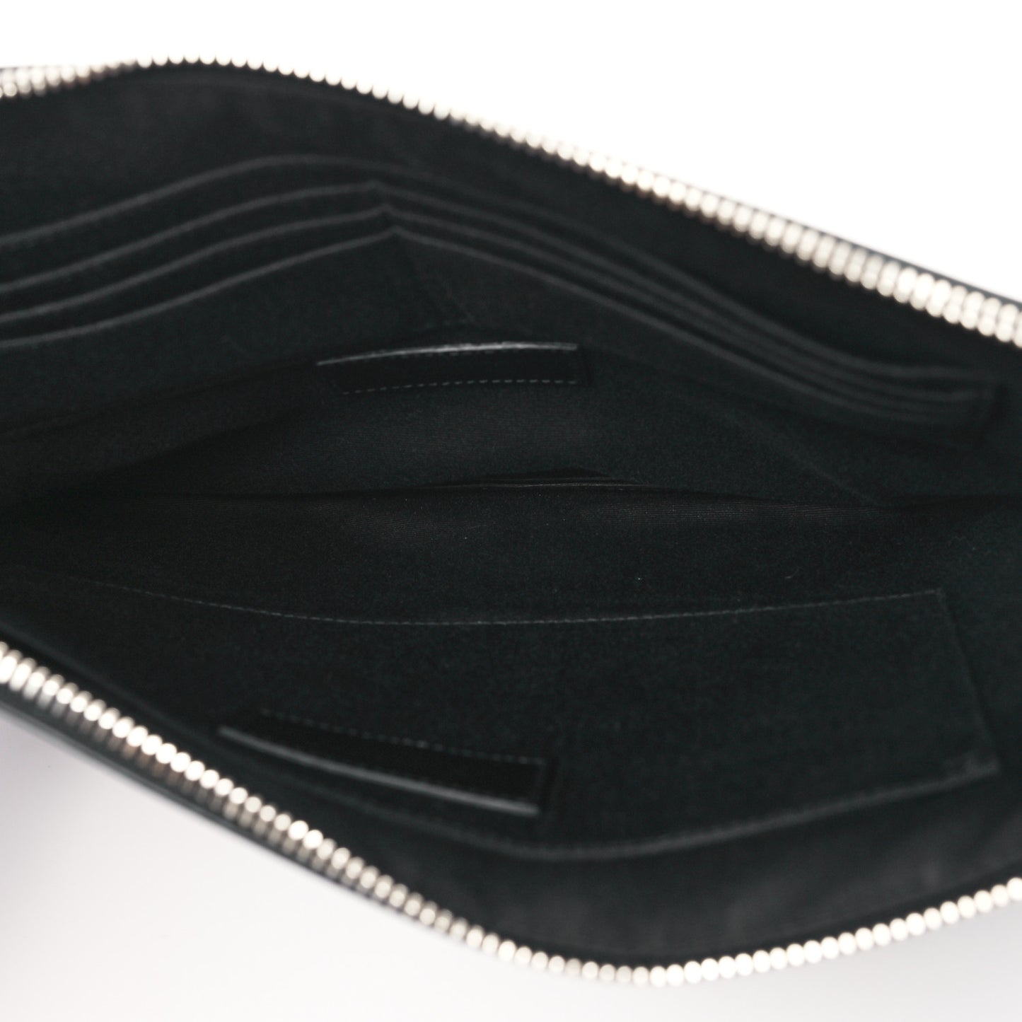 Smooth Calfskin Flamingo Document Holder Black