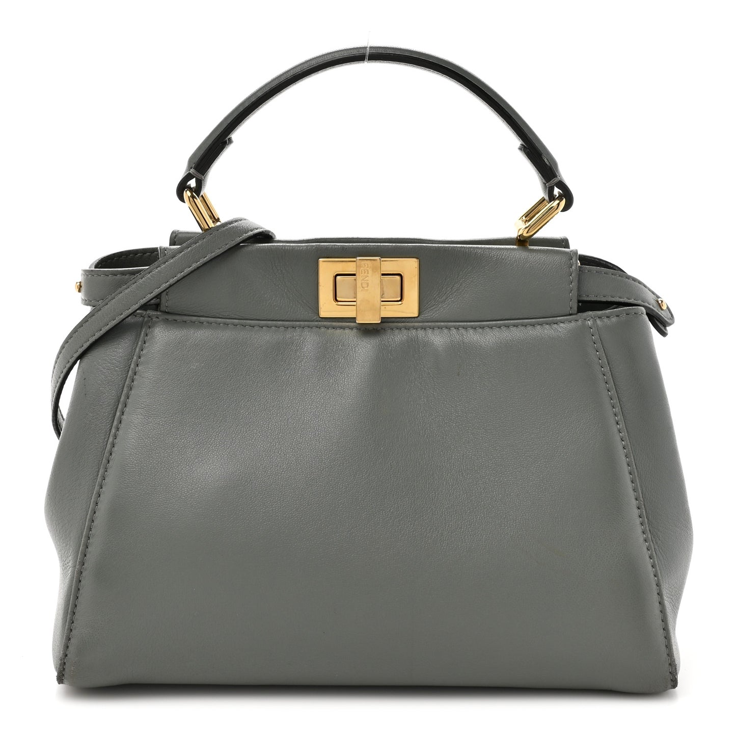Nappa Mini Peekaboo Iconic Satchel Fumo
