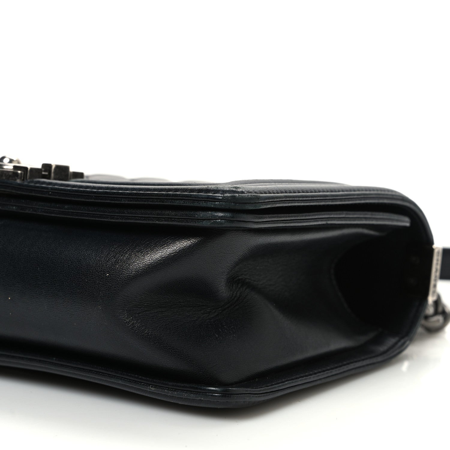Chanel Lambskin Quilted Medium Boy Flap Black 10 of 11
