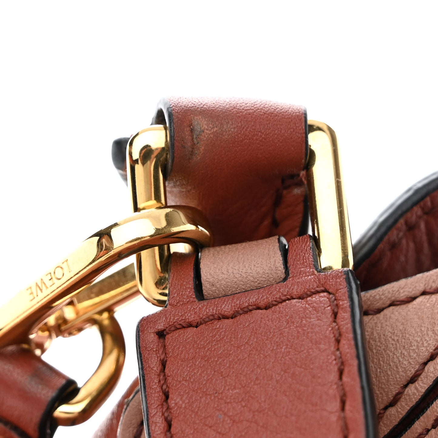 Calfskin Mini Puzzle Bag Spice Pumpkin