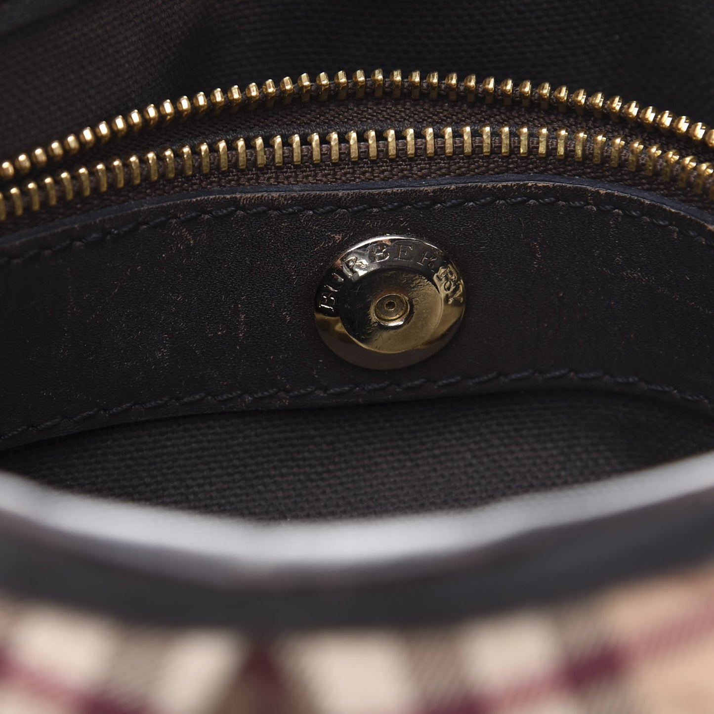 Haymarket Check Small Northfield Tote Chocolate