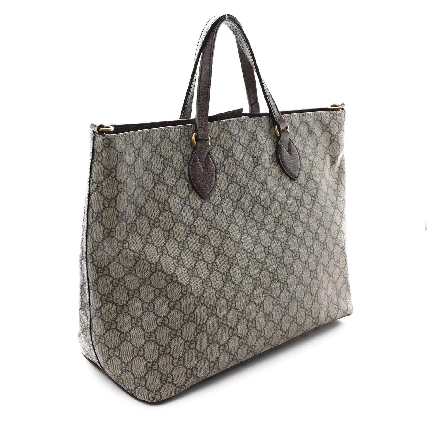 Soft GG Supreme Monogram Courrier Medium Crossbody Tote Beige New Acero