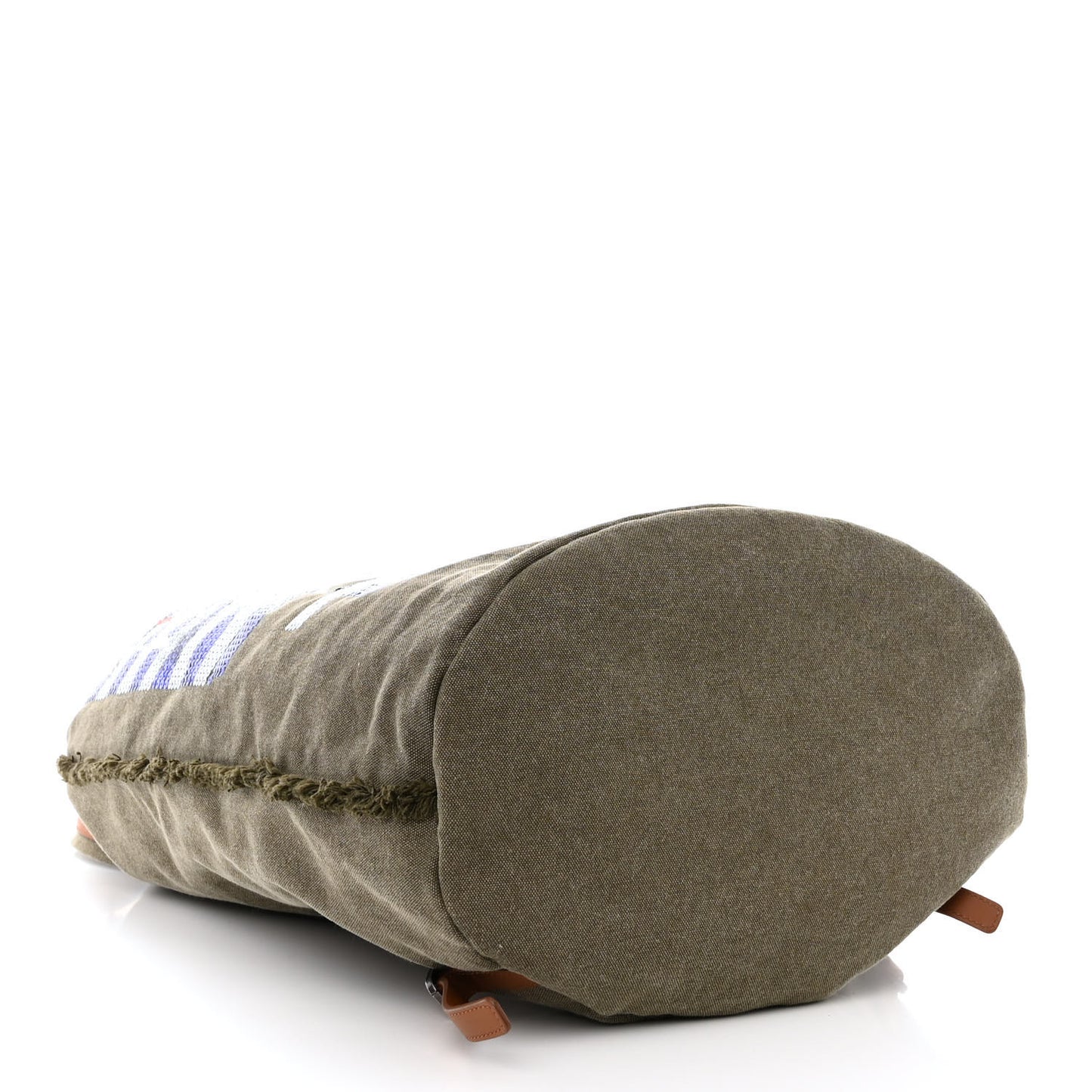 Canvas Sequins Cubano Trip Backpack Khaki