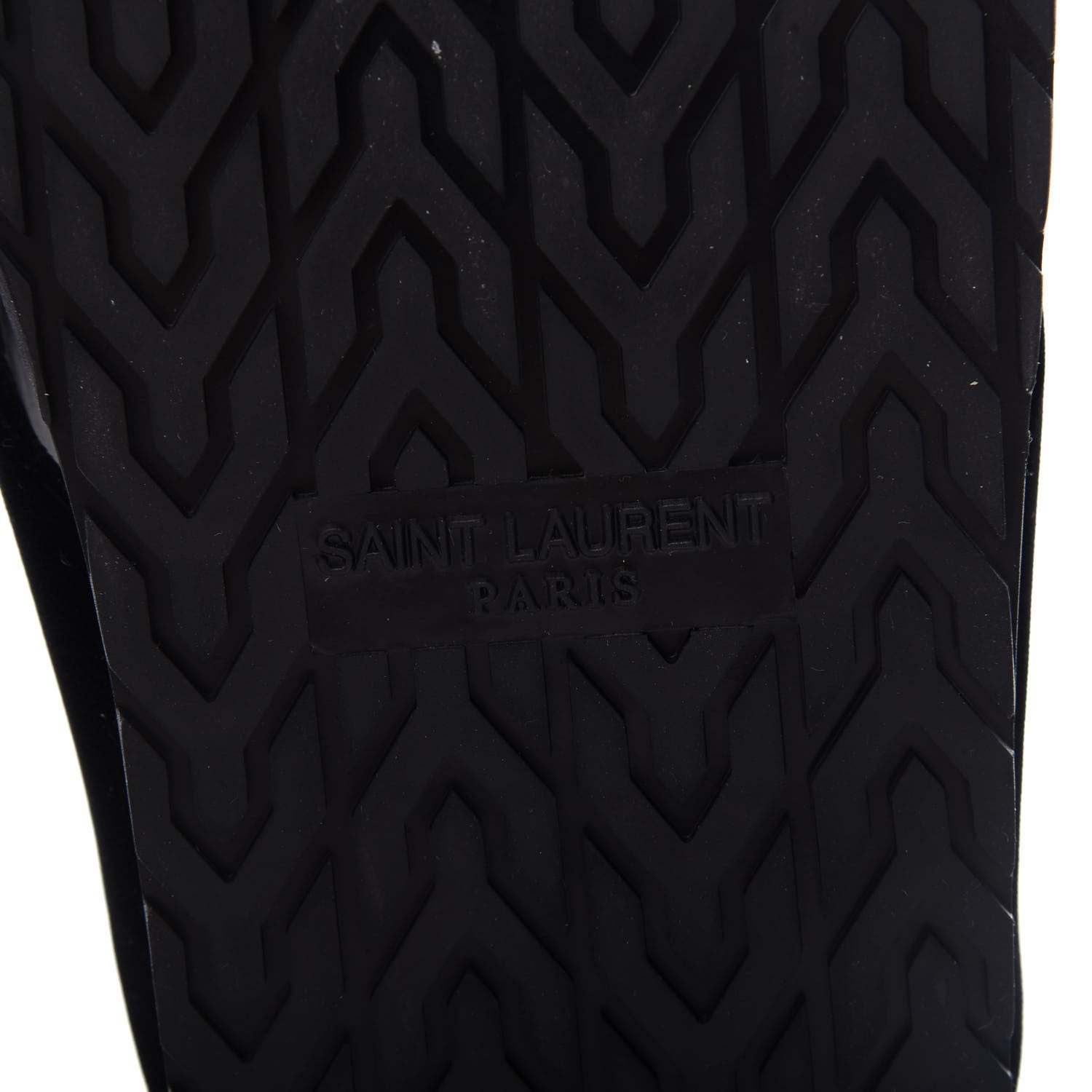 Saint Laurent Velluto Master Jimmy Joan Cross Slides 39.5 Black 9 of 10