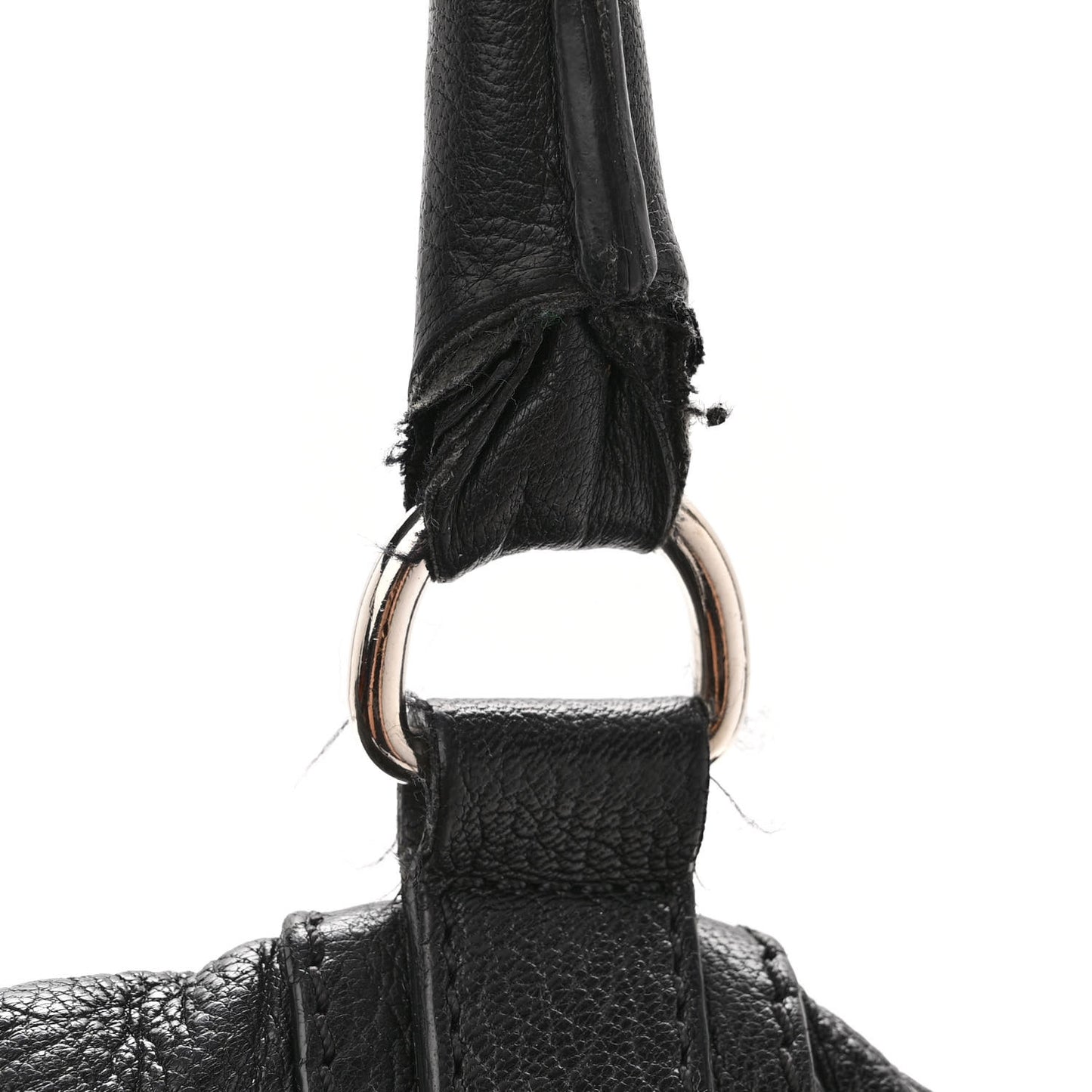 Sugar Goatskin Large Pandora Black