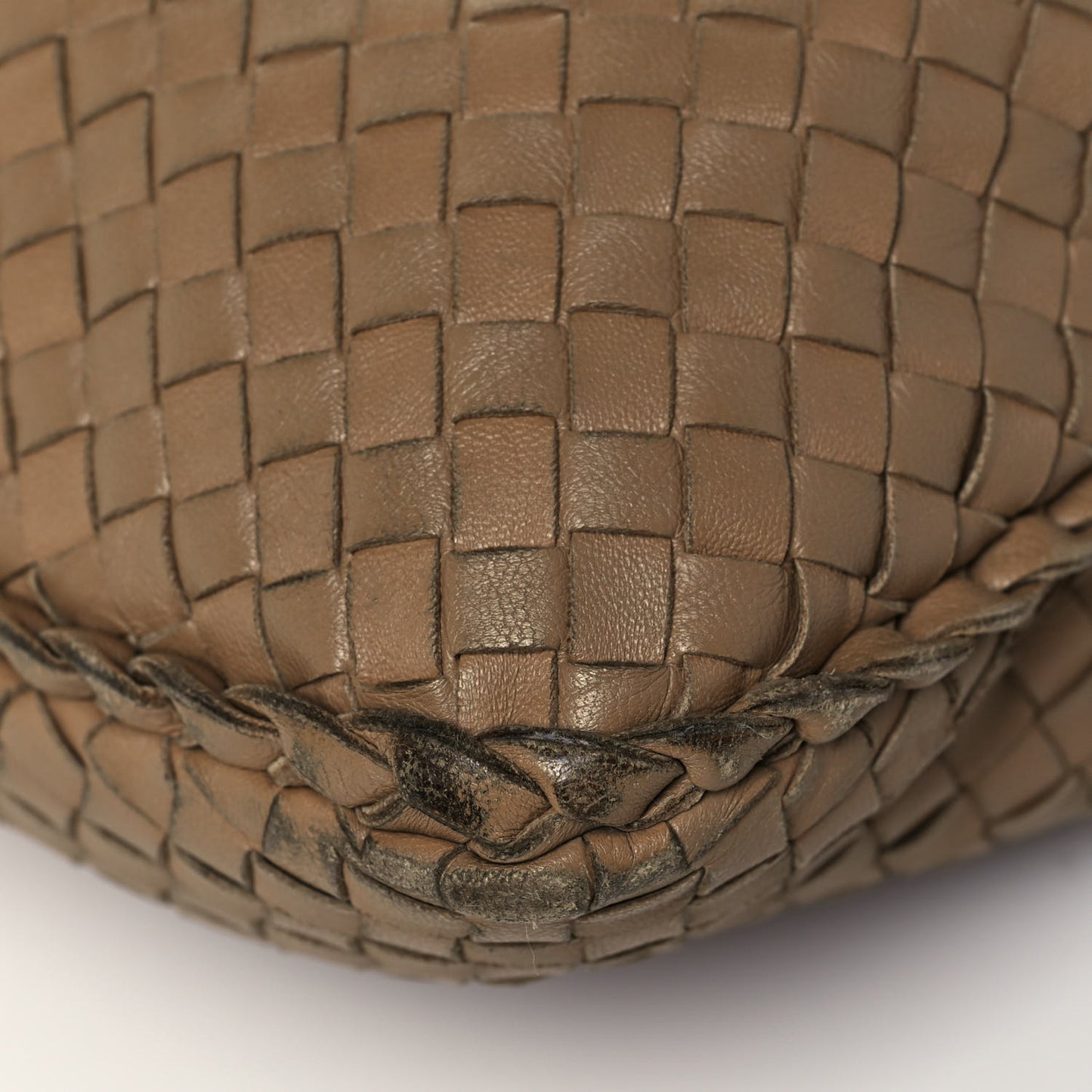 Nappa Intrecciato Medium Veneta Hobo Noce