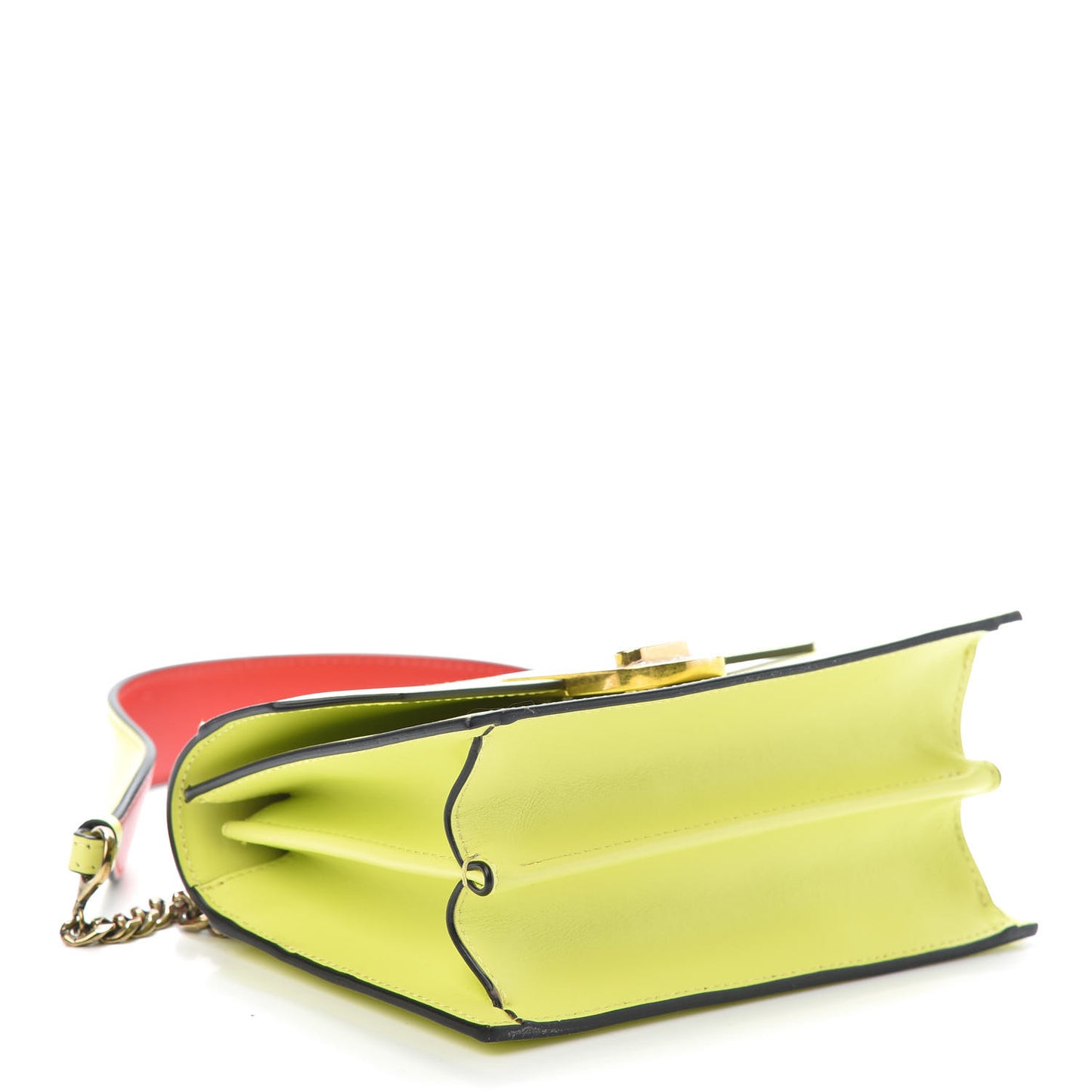 Calfskin Mini Elisa Shoulder Bag Yellow