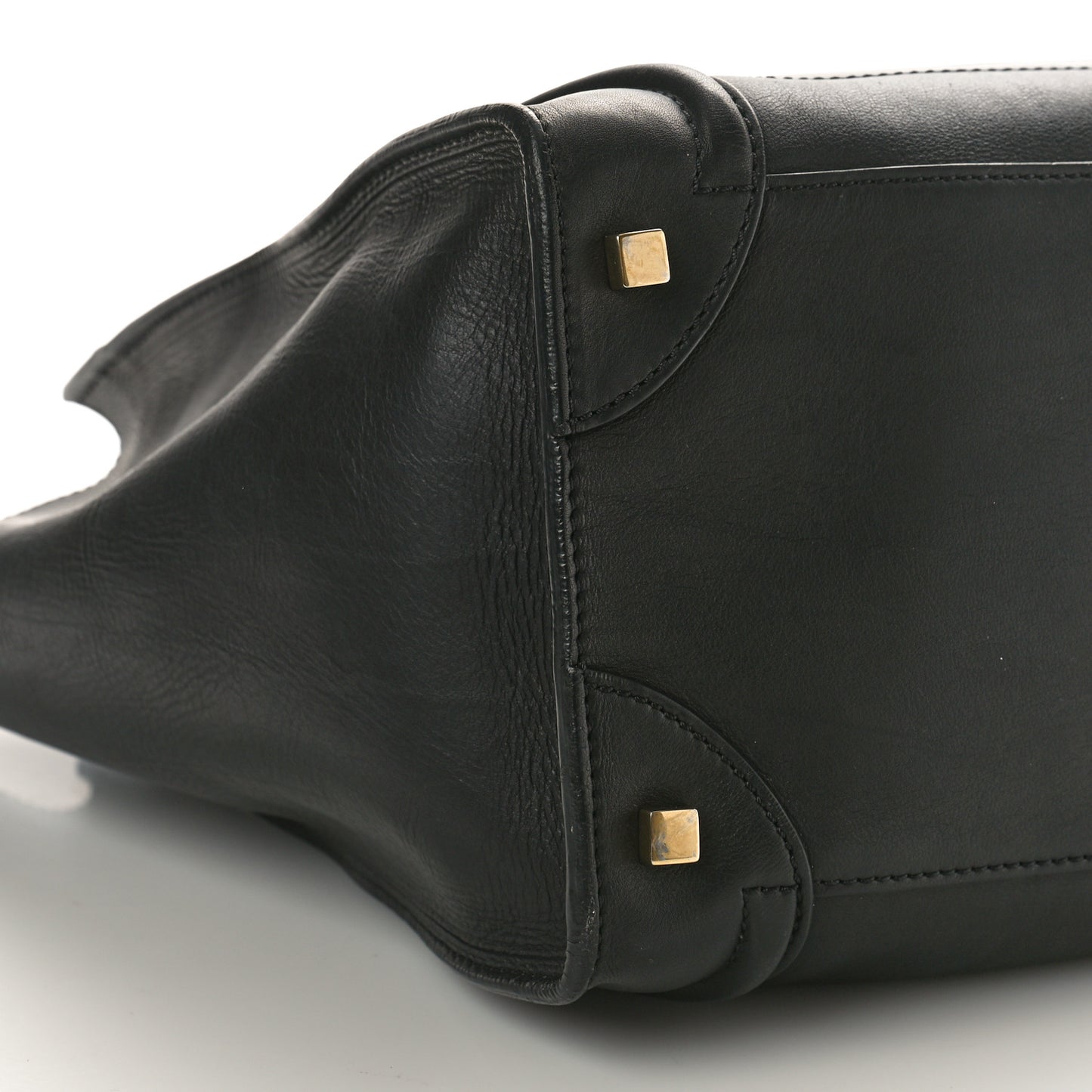 Smooth Calfskin Mini Luggage Black