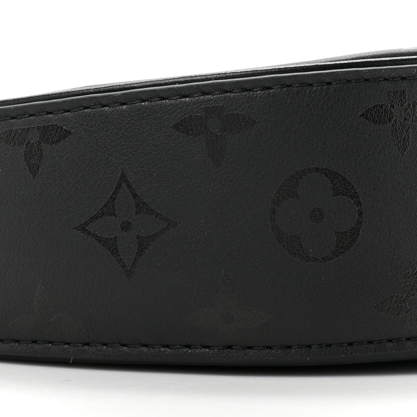 Calfskin Monogram Loop H27 Black