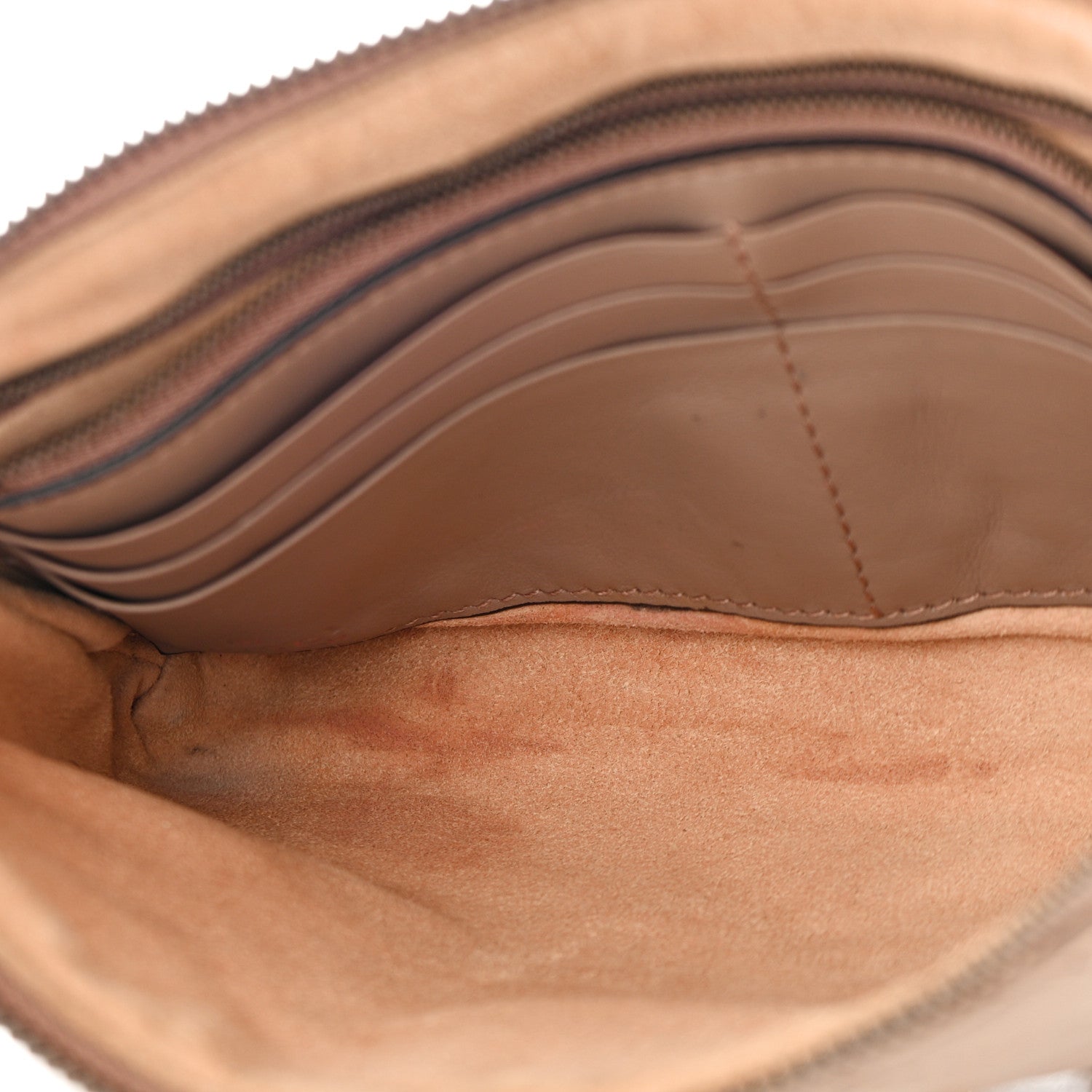 Gucci Calfskin Matelasse Mini GG Marmont Chain Bag Porcelain Rose 10 of 15