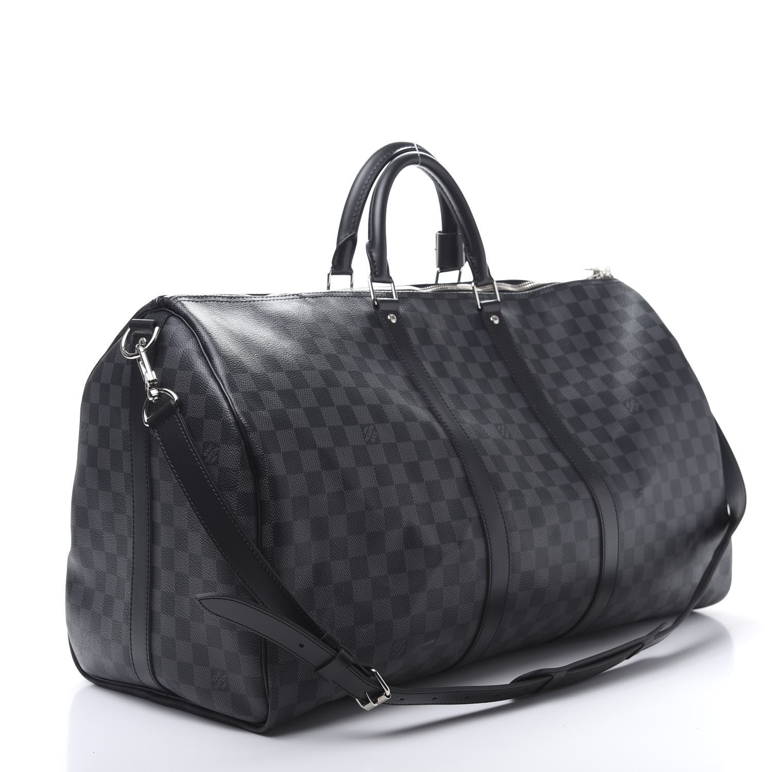 Louis Vuitton Damier Graphite Keepall Bandouliere 55 2 of 11