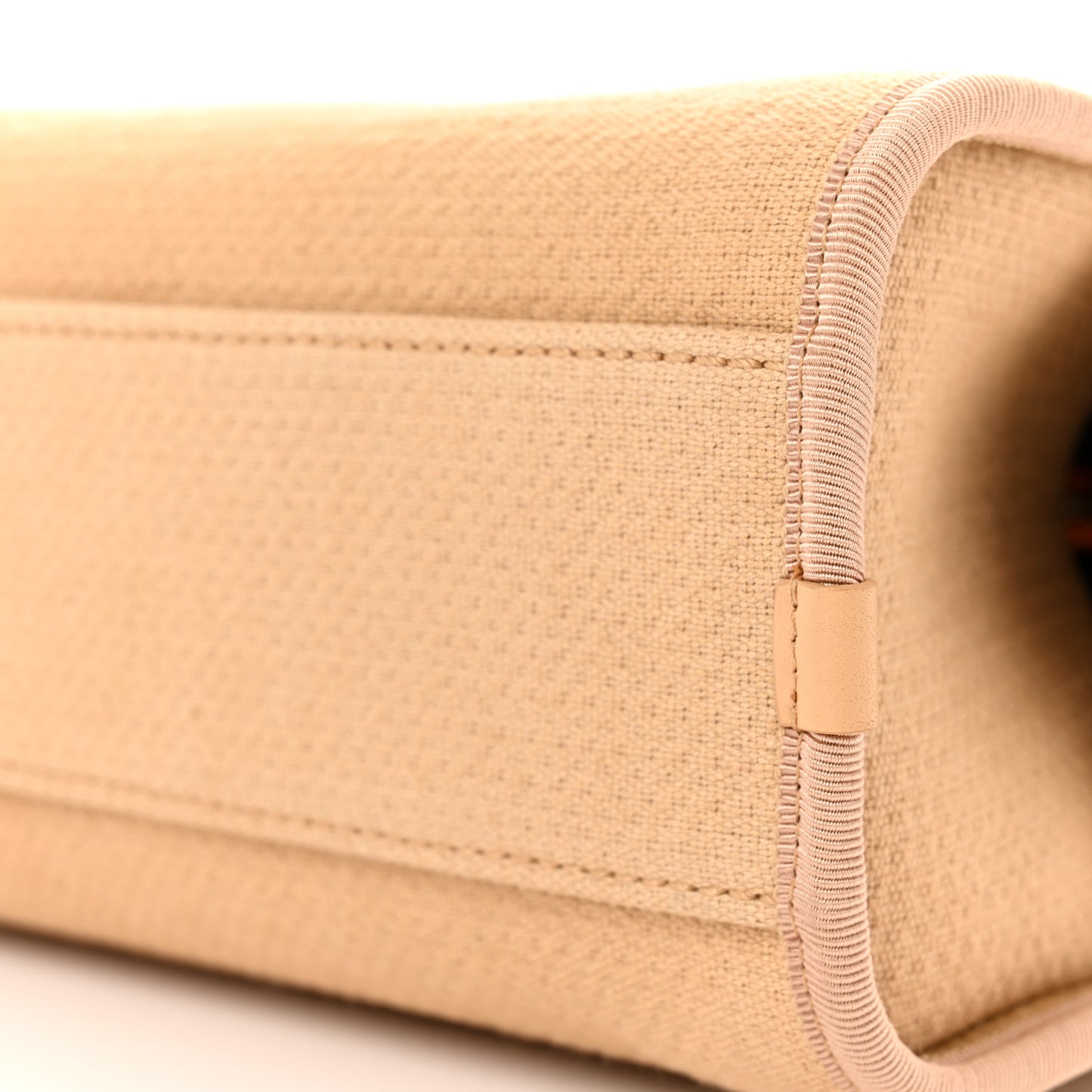 Denim Deauville Bowling Bag Beige